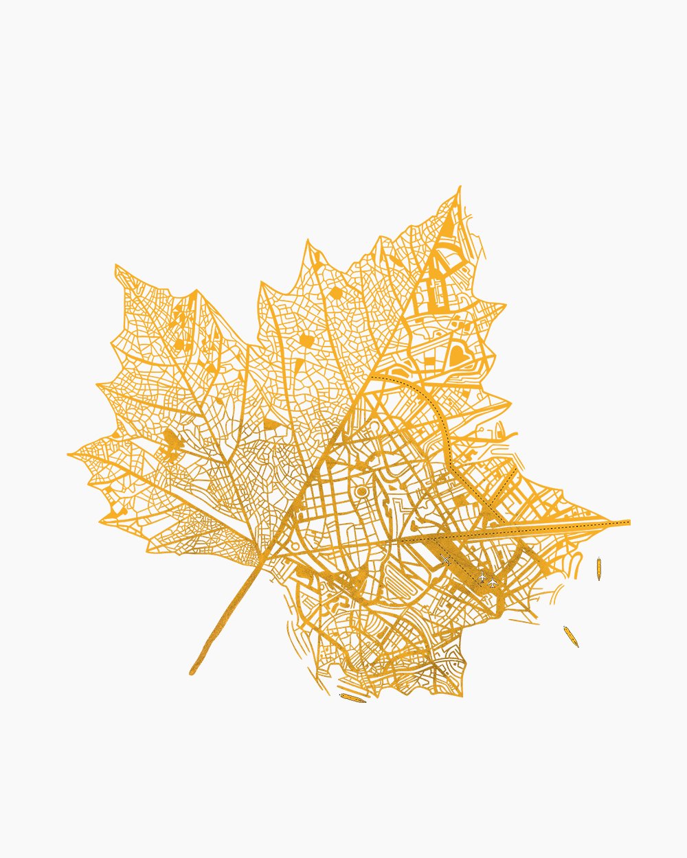 Leaf City T-Shirt Australia Online #colour_white