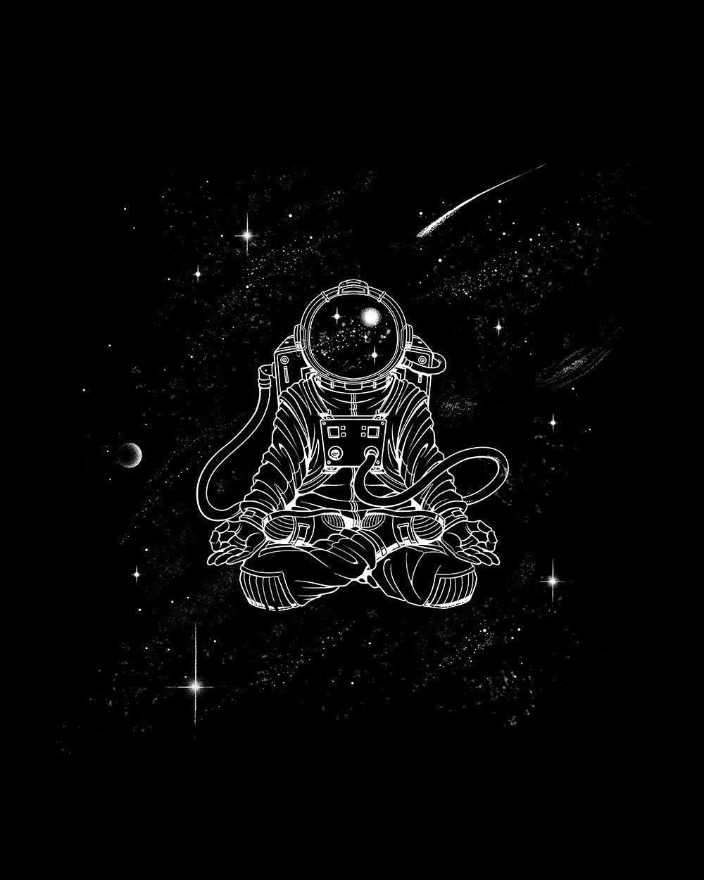 Zen Astronaut T-Shirt Australia Online #colour_