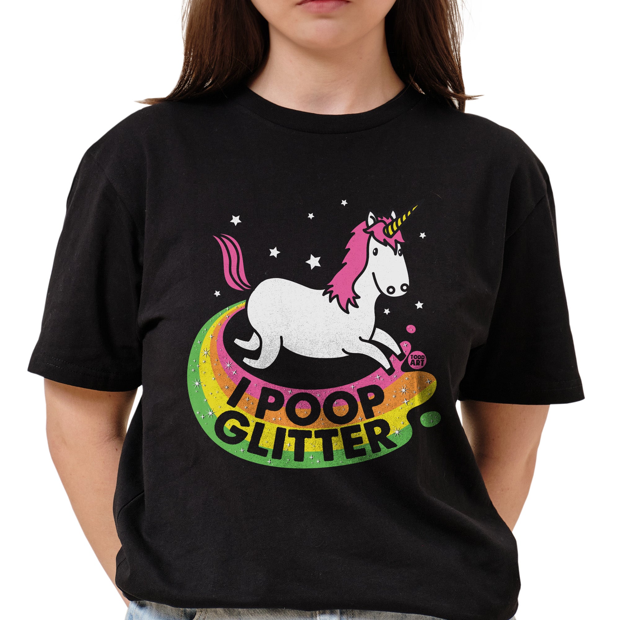 I Poop Glitter T-Shirt