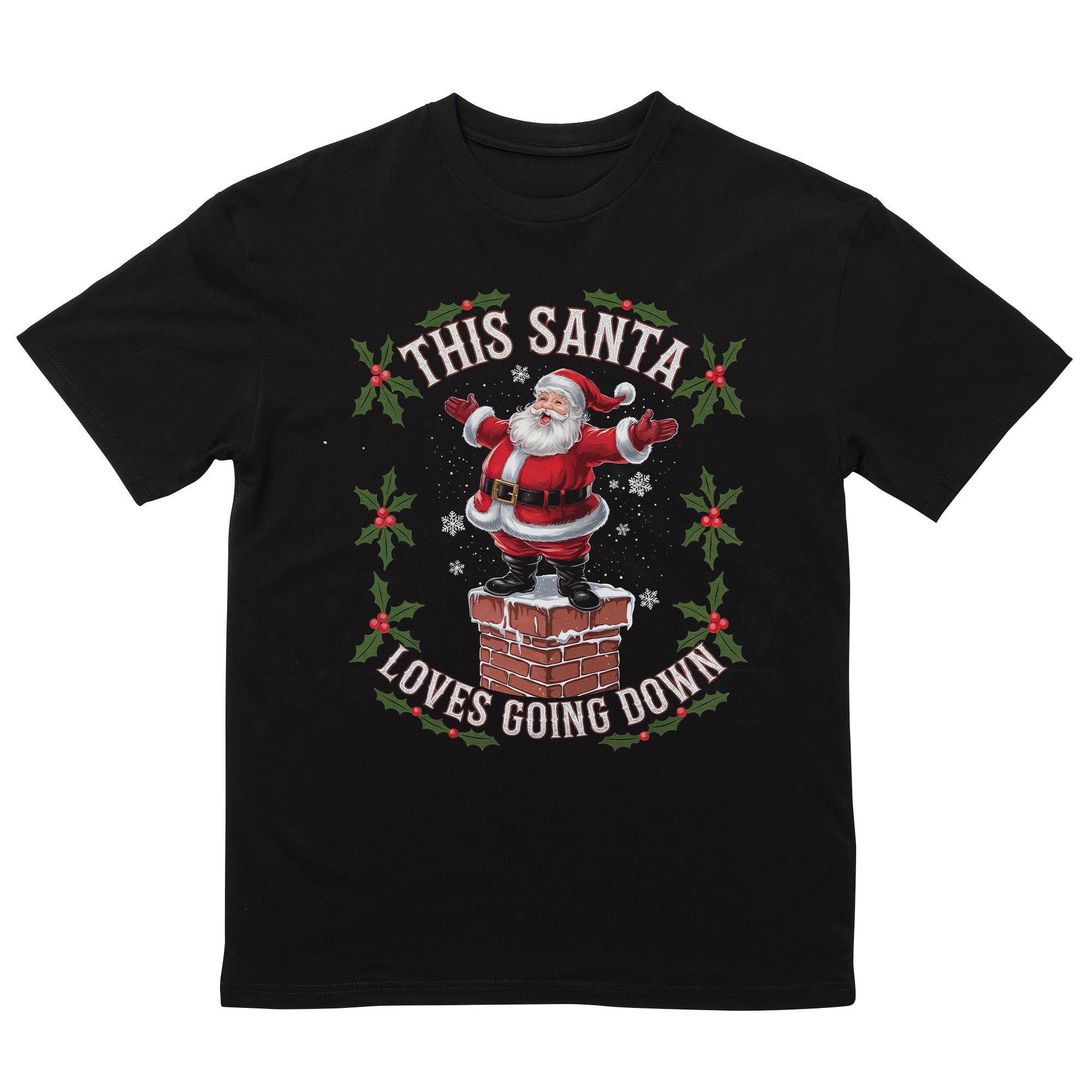 Santa Loves Going Down T-Shirt