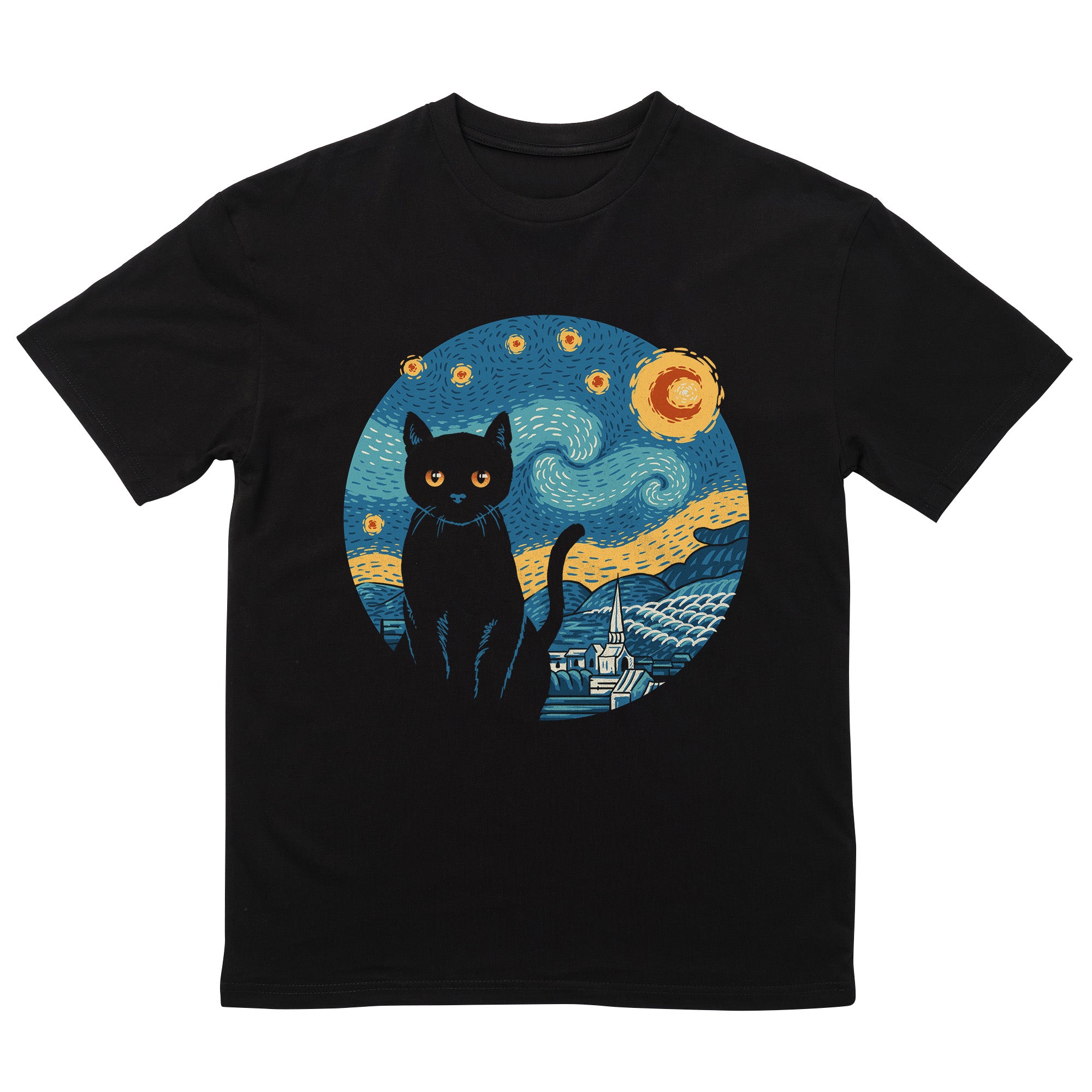 Purrfect Starry Night T-Shirt