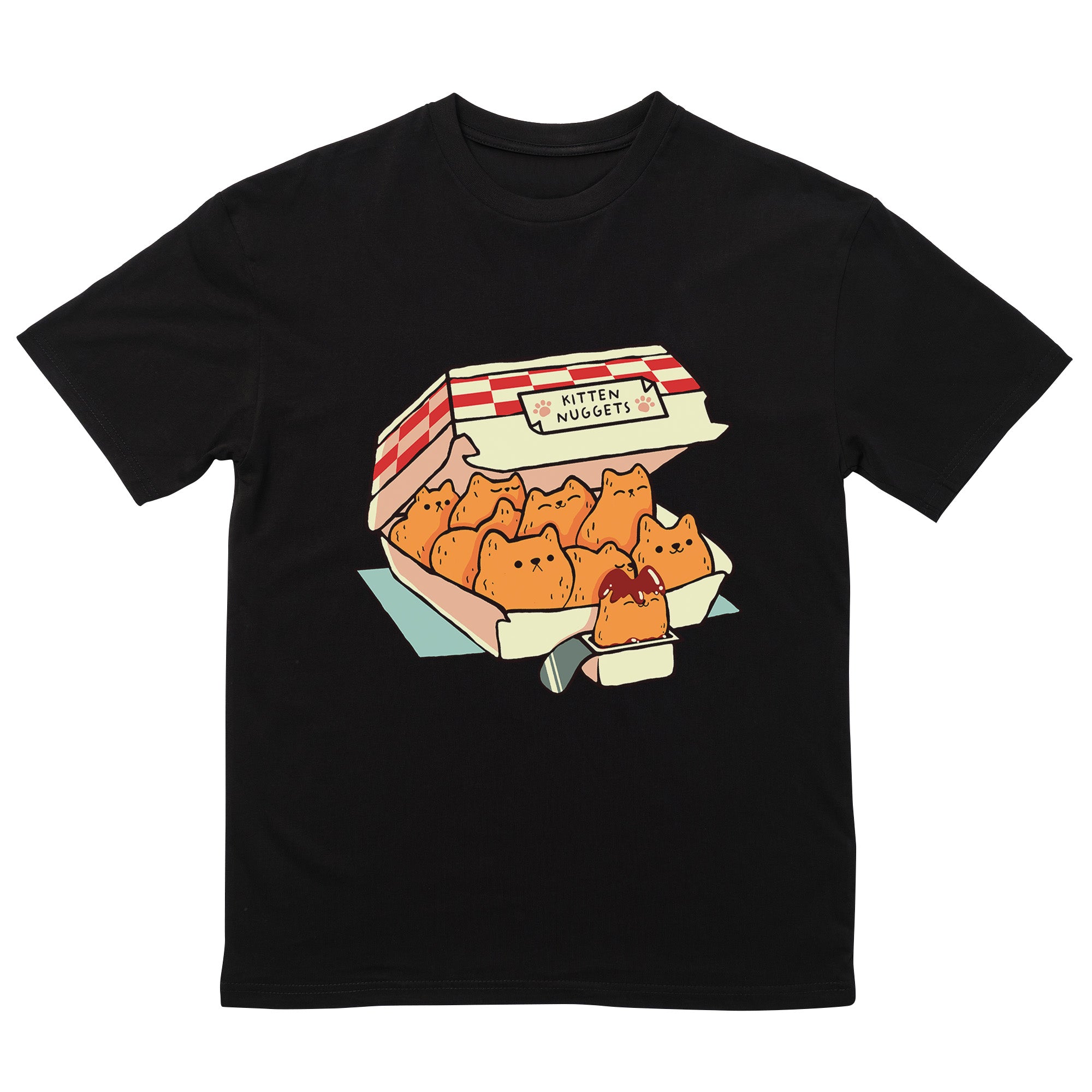 Kitten Nuggets Fast Food Cat T-Shirt