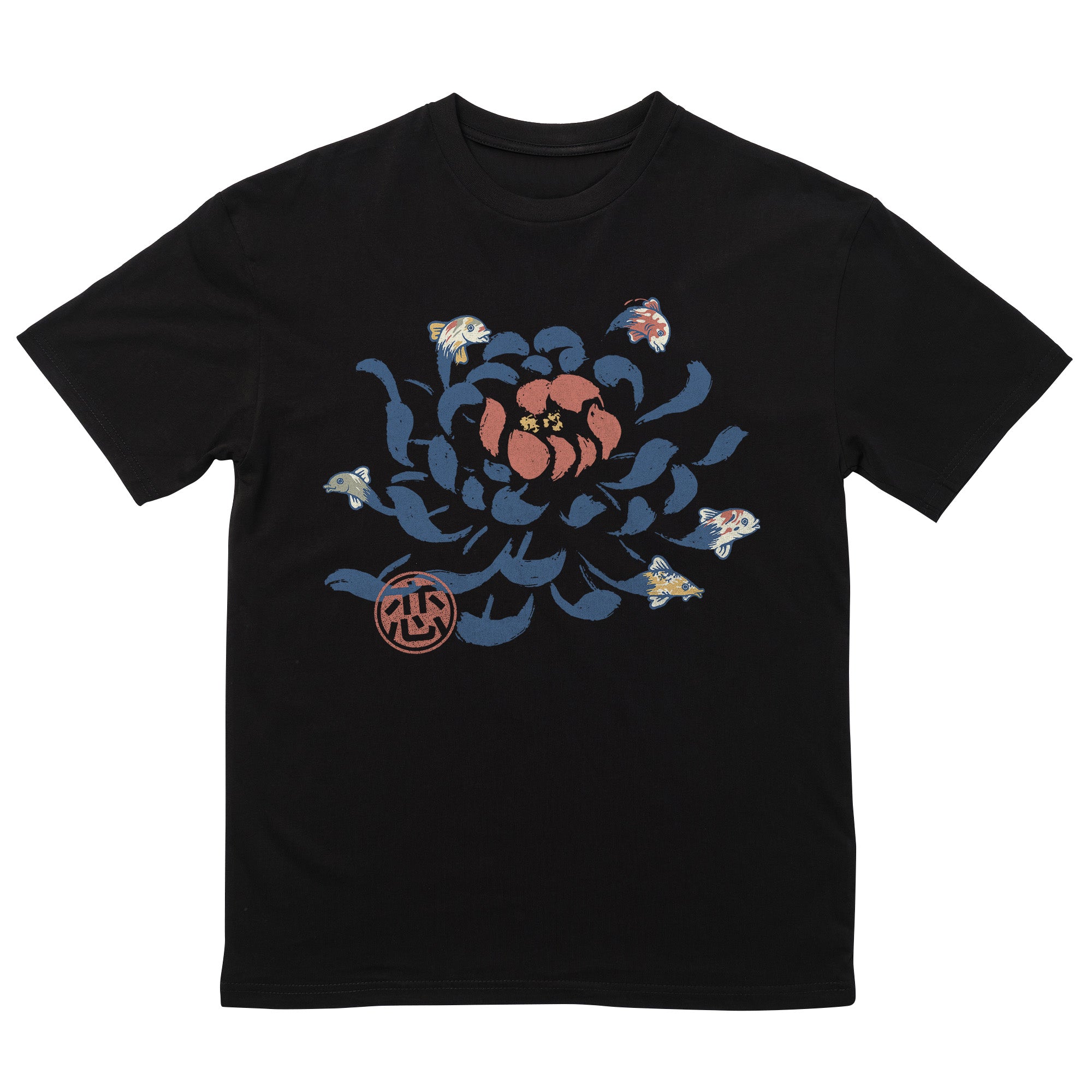 Vintage Japanese Flower Koi T-Shirt