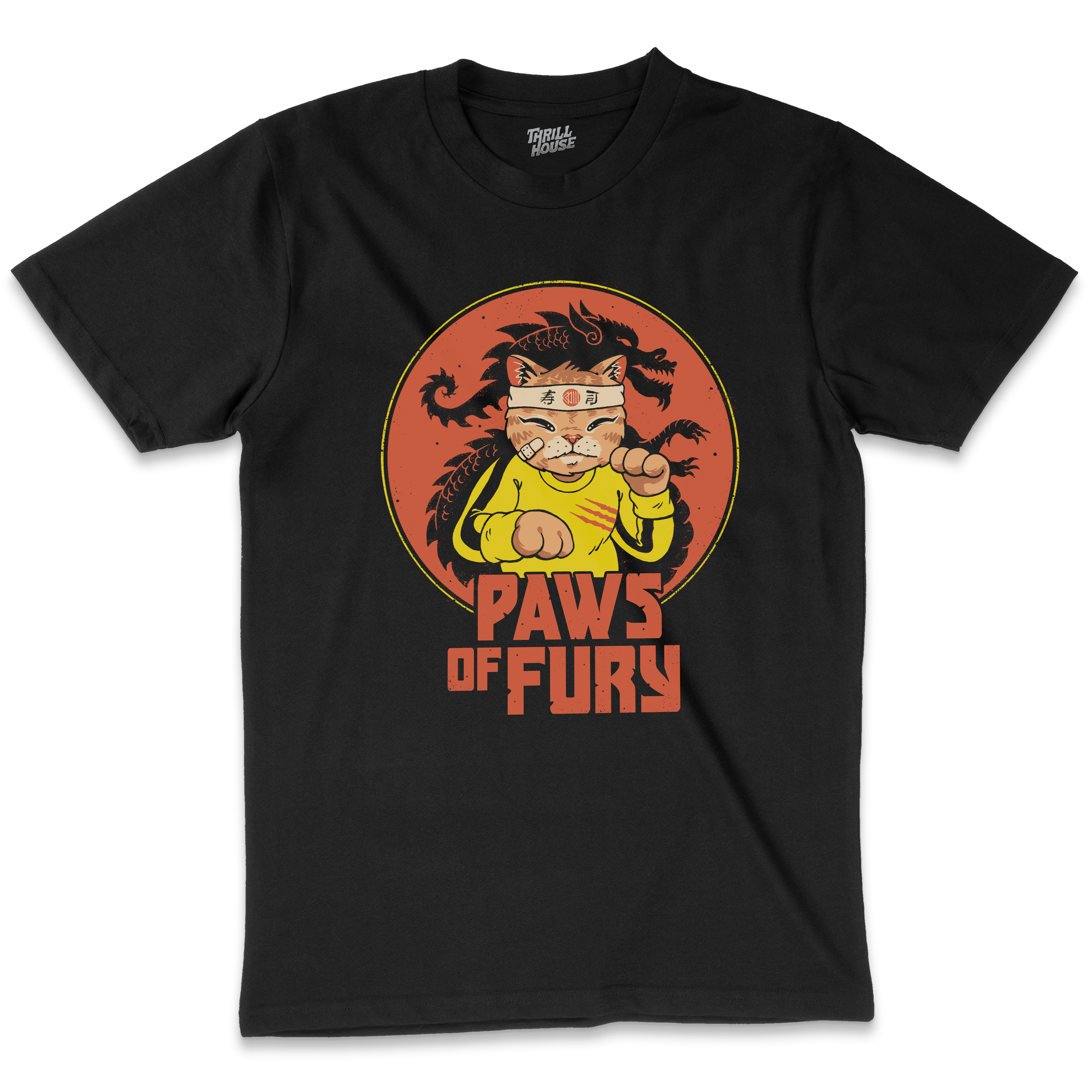 Paws Of Fury T-Shirt Australia Online Black
