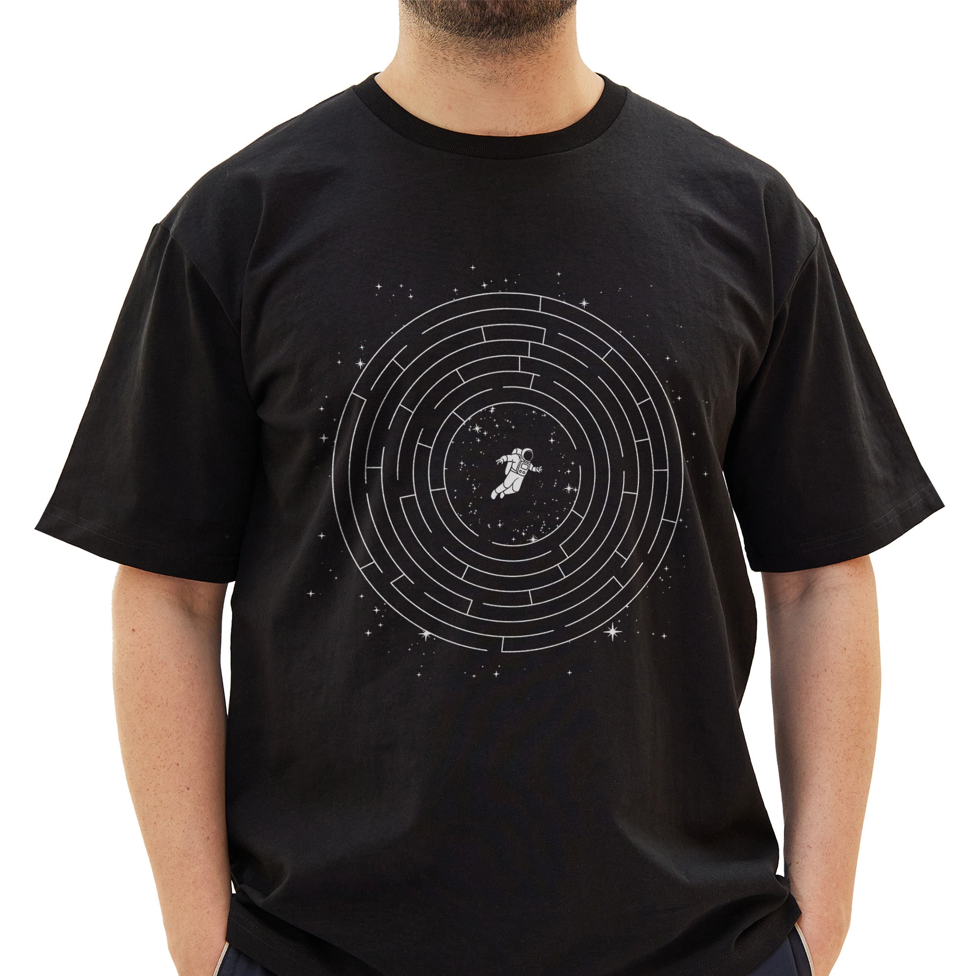 Astronaut Maze Adventure Labyrinth Exploration & Self-Discovery T-Shirt