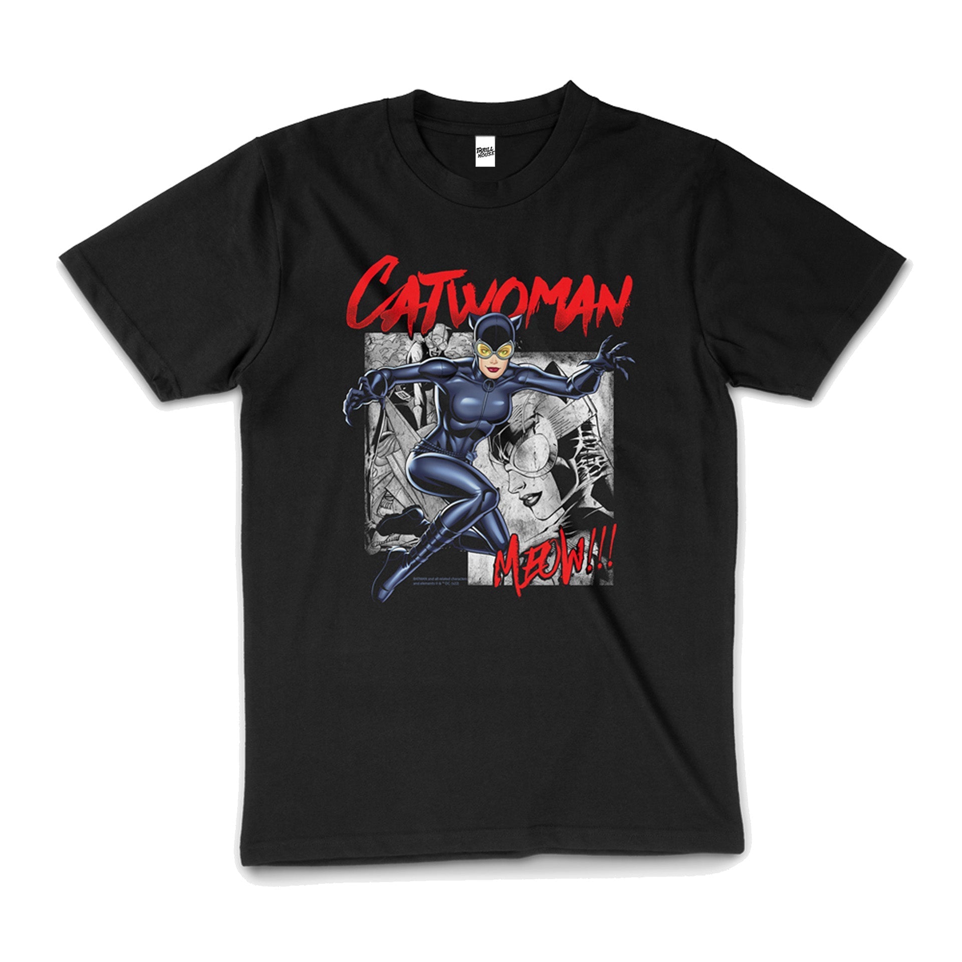 Catwoman Batman Dark Knight DC Comics Comic Book Superhero Retro Vintage Cotton T-Shirt