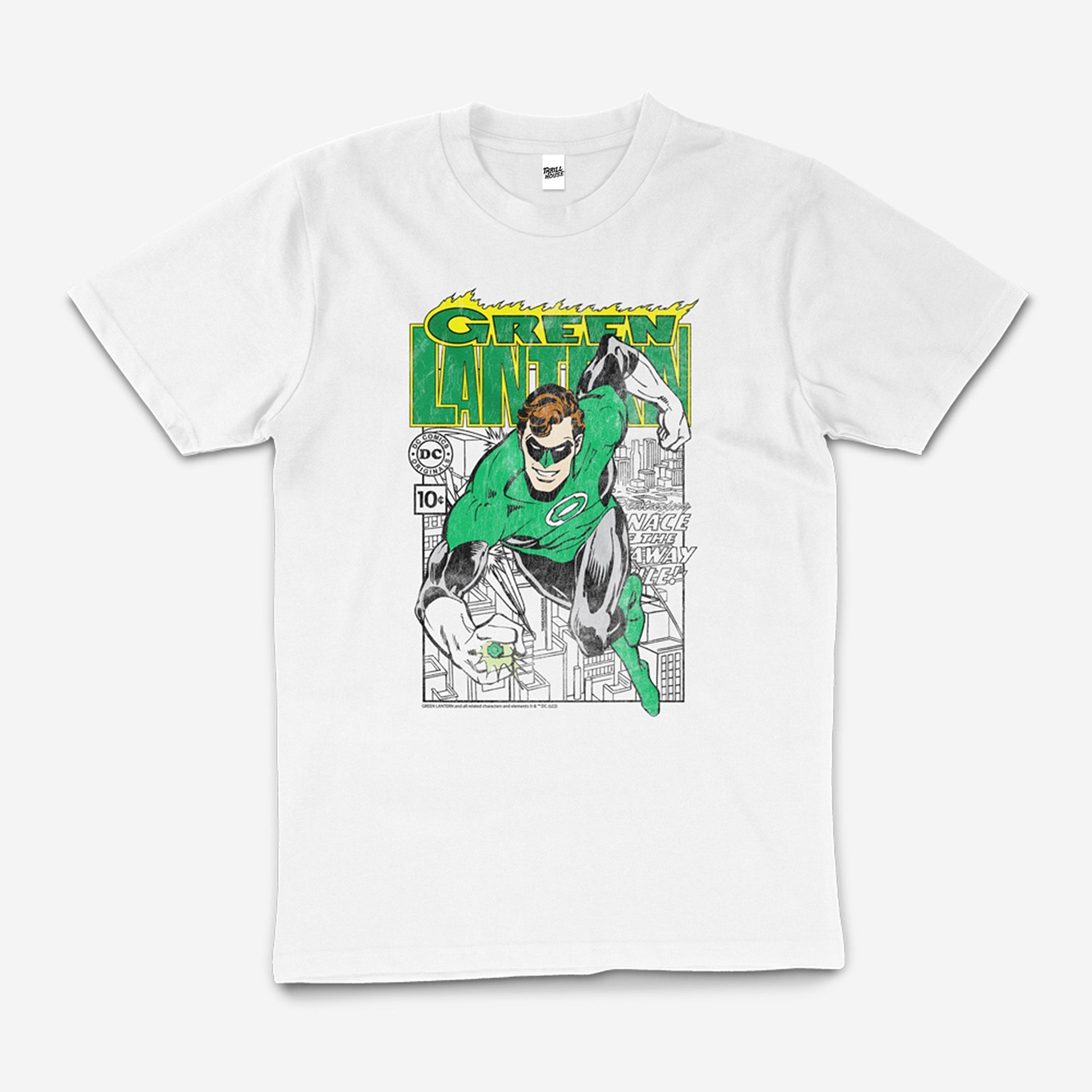 Green Lantern DC Special Comic Book Cover Retro Vintage Superhero Cotton T-Shirt