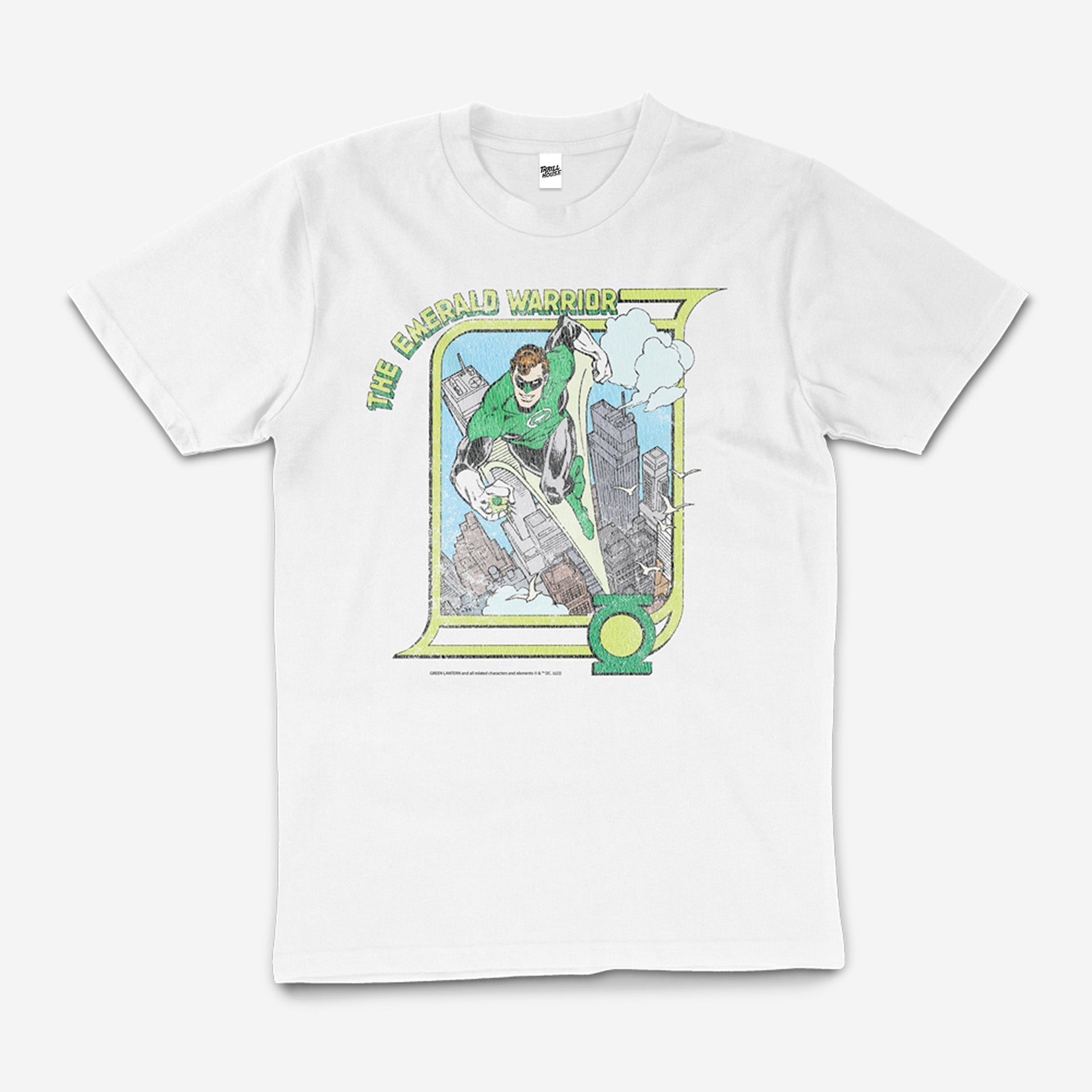 Green Lantern The Emerald Warrior DC Special Comic Book Cover Retro Vintage Superhero Cotton T-Shirt