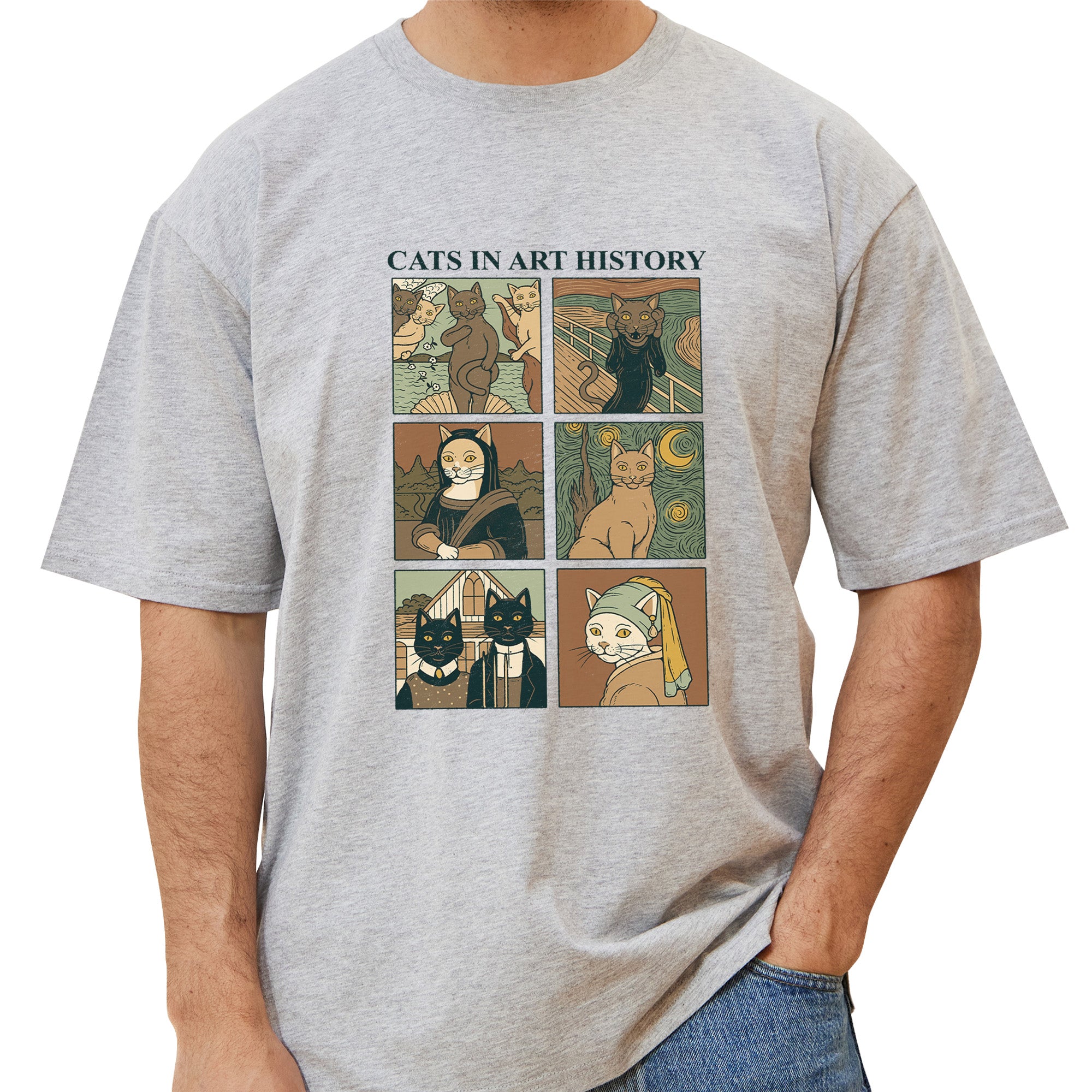 Cats in Art History T-Shirt