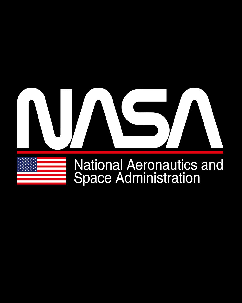 NASA US USA Space Exploration Program Planets Solar System Geek Nerd Stripes Licensed T-Shirt