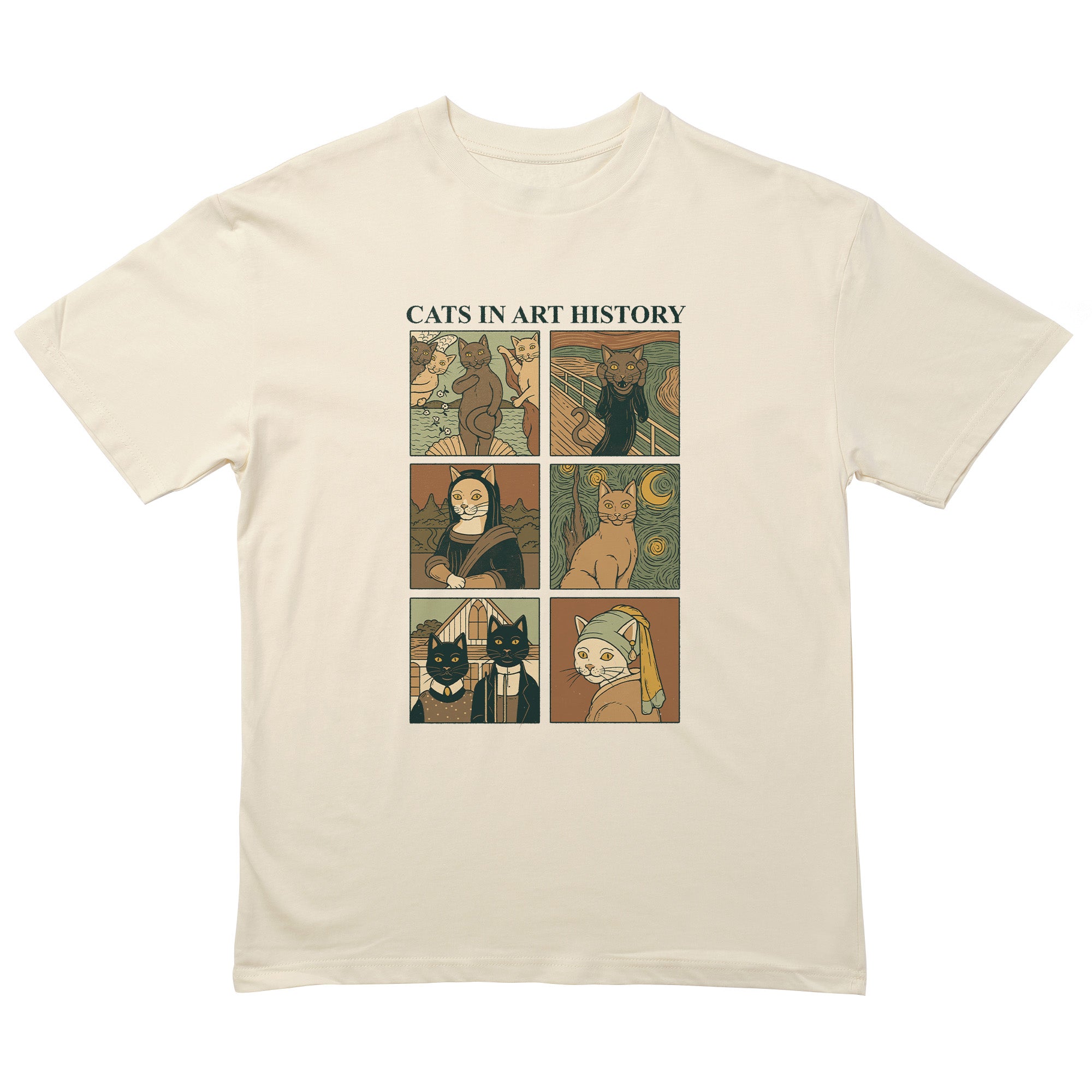 Cats in Art History T-Shirt