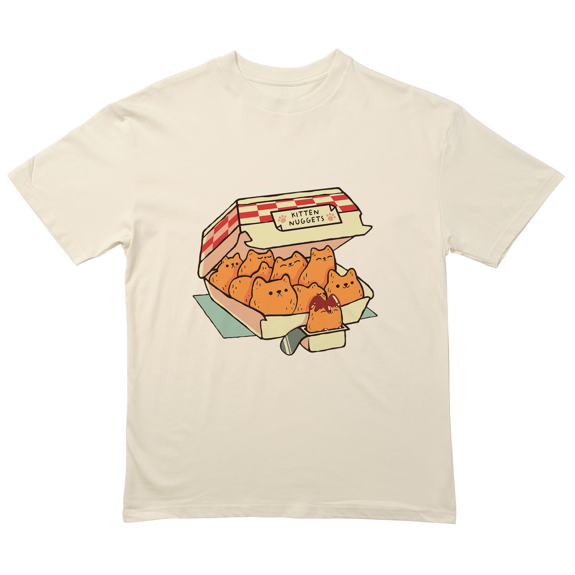 Kitten Nuggets Fast Food Cat T-Shirt