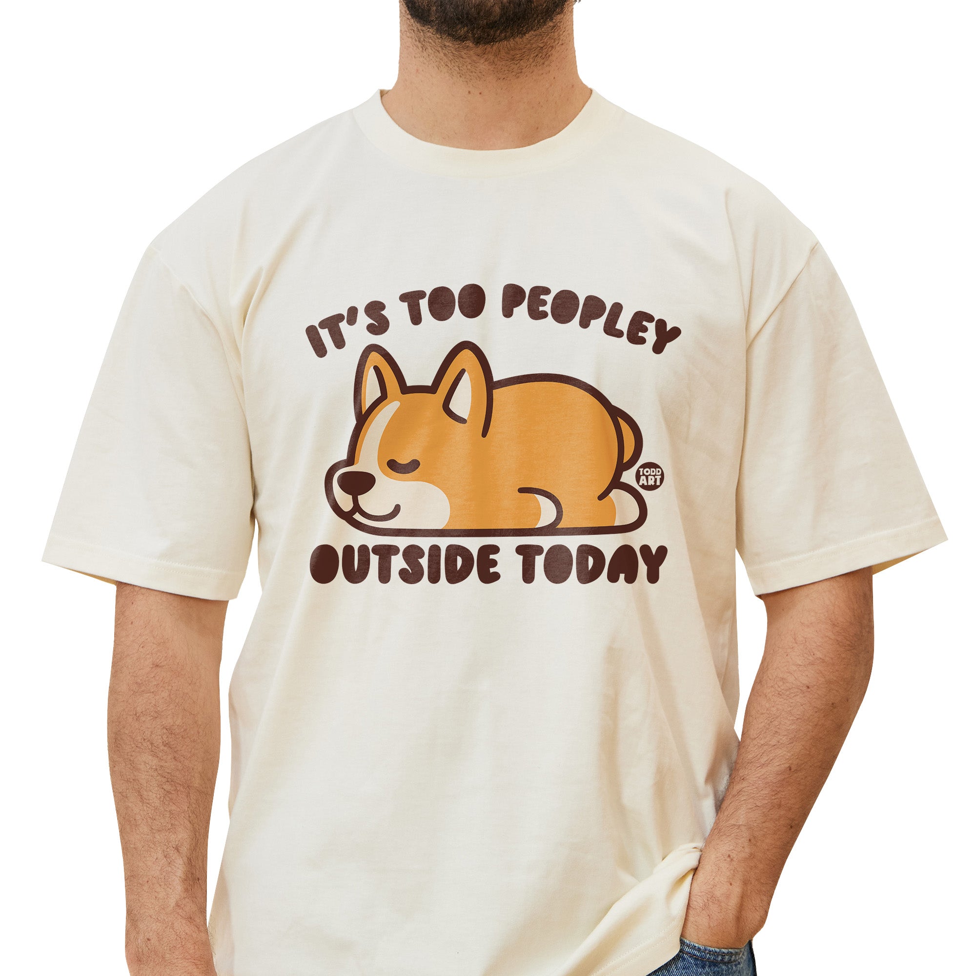 Too Peopley Dog T-Shirt