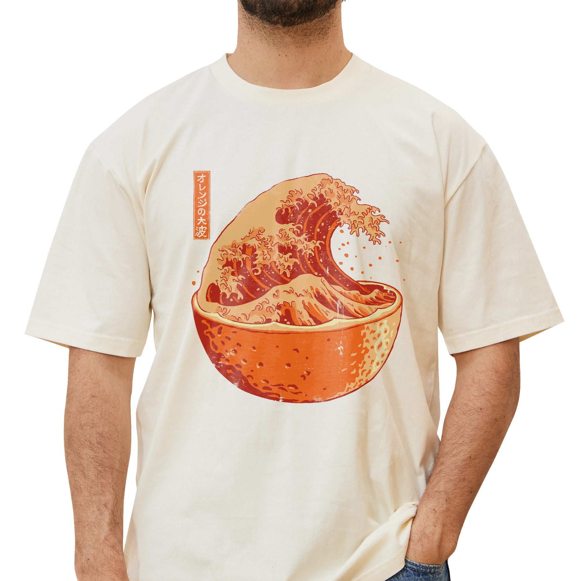 The Great Wave Of Orange Juice T-Shirt