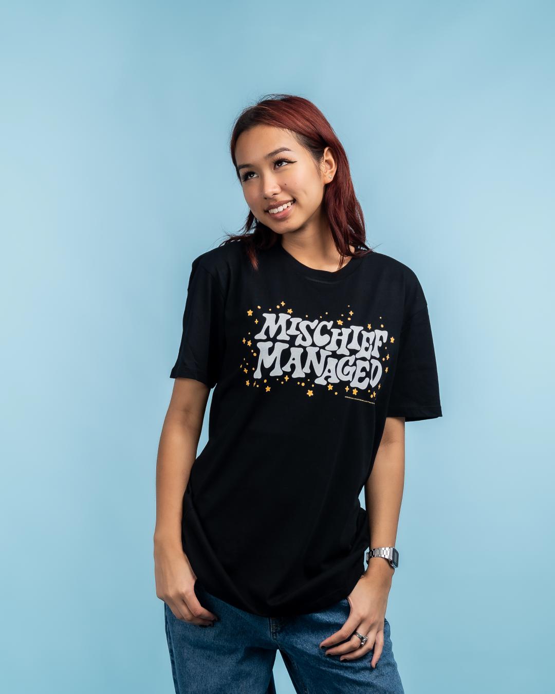 Mischief Managed T-Shirt Australia Online #colour_black
