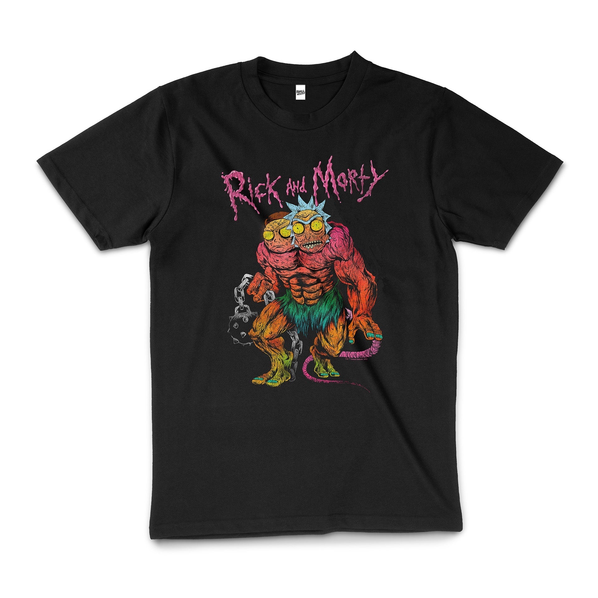 Rick and Morty Monsters Funny Cartoon Licensed Cotton T-Shirt