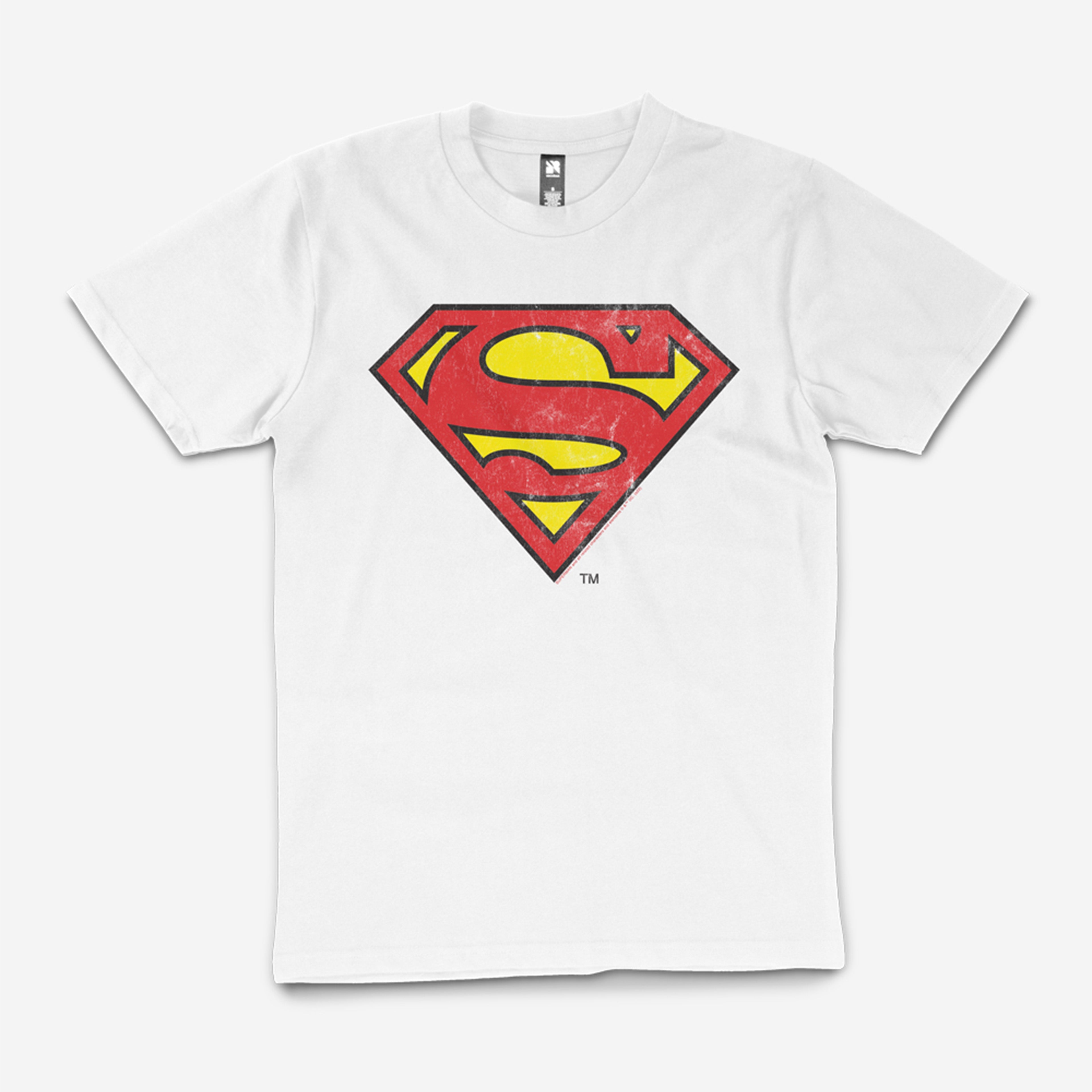 Superman DC Comics Superhero Retro Vintage Comic Cartoon Movie Classic Logo Officially Licensed Man Of Steel T-Shirt