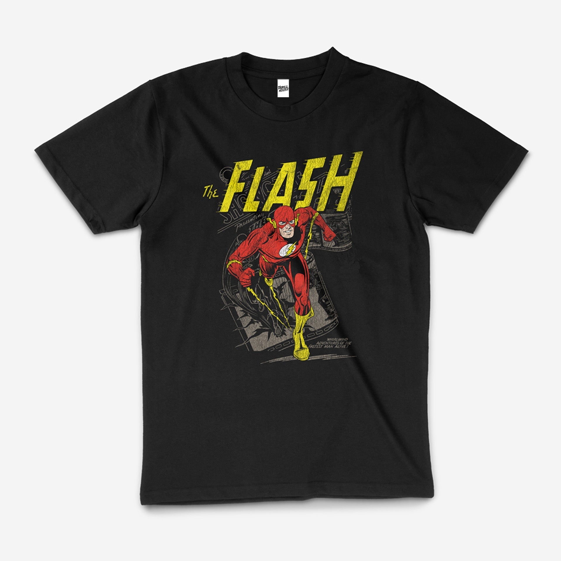 DC Comics The Flash Fastest Man Alive Superhero Movie Comic Book Officially Licensed Geek Nerd Cotton  T-Shirt