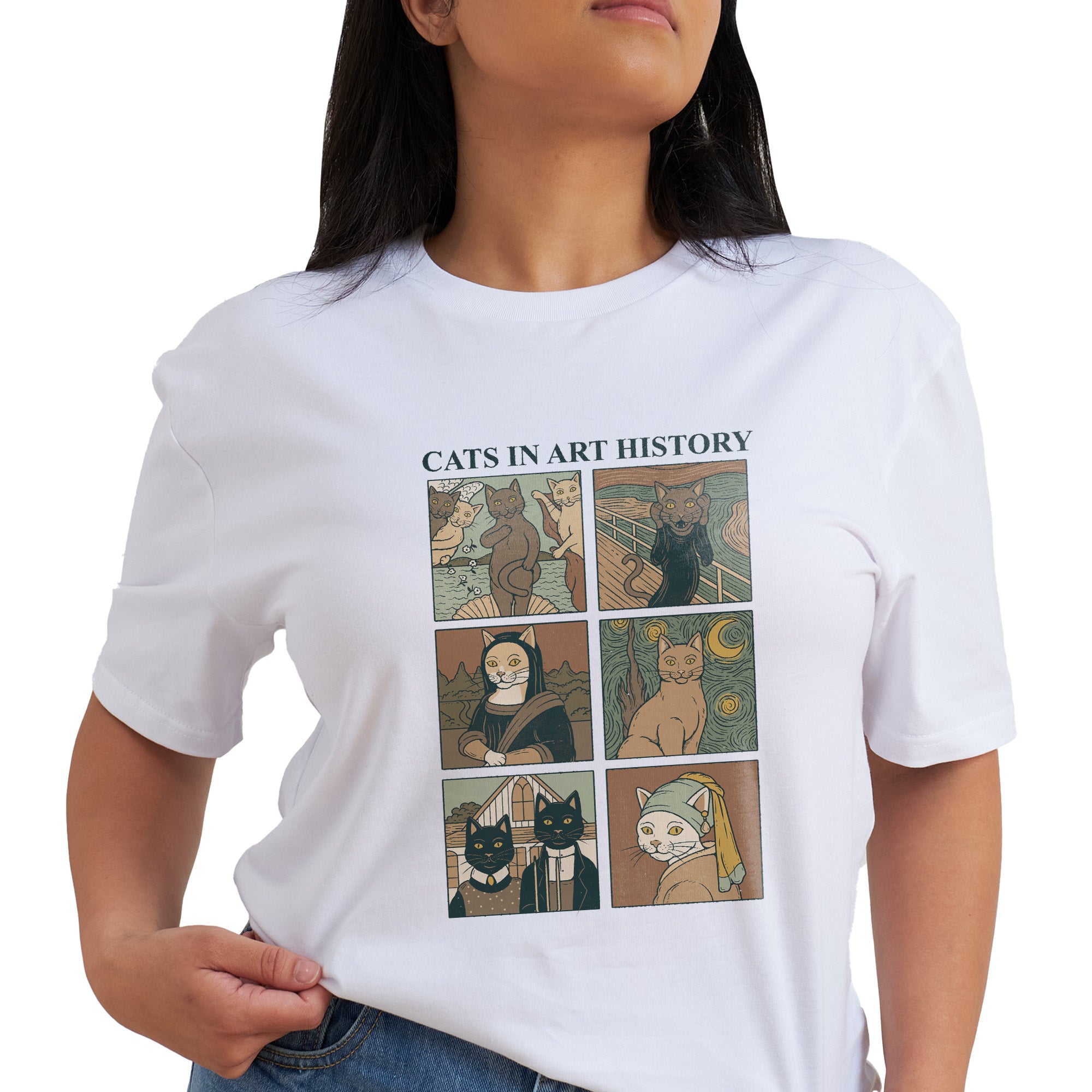 Cats in Art History T-Shirt