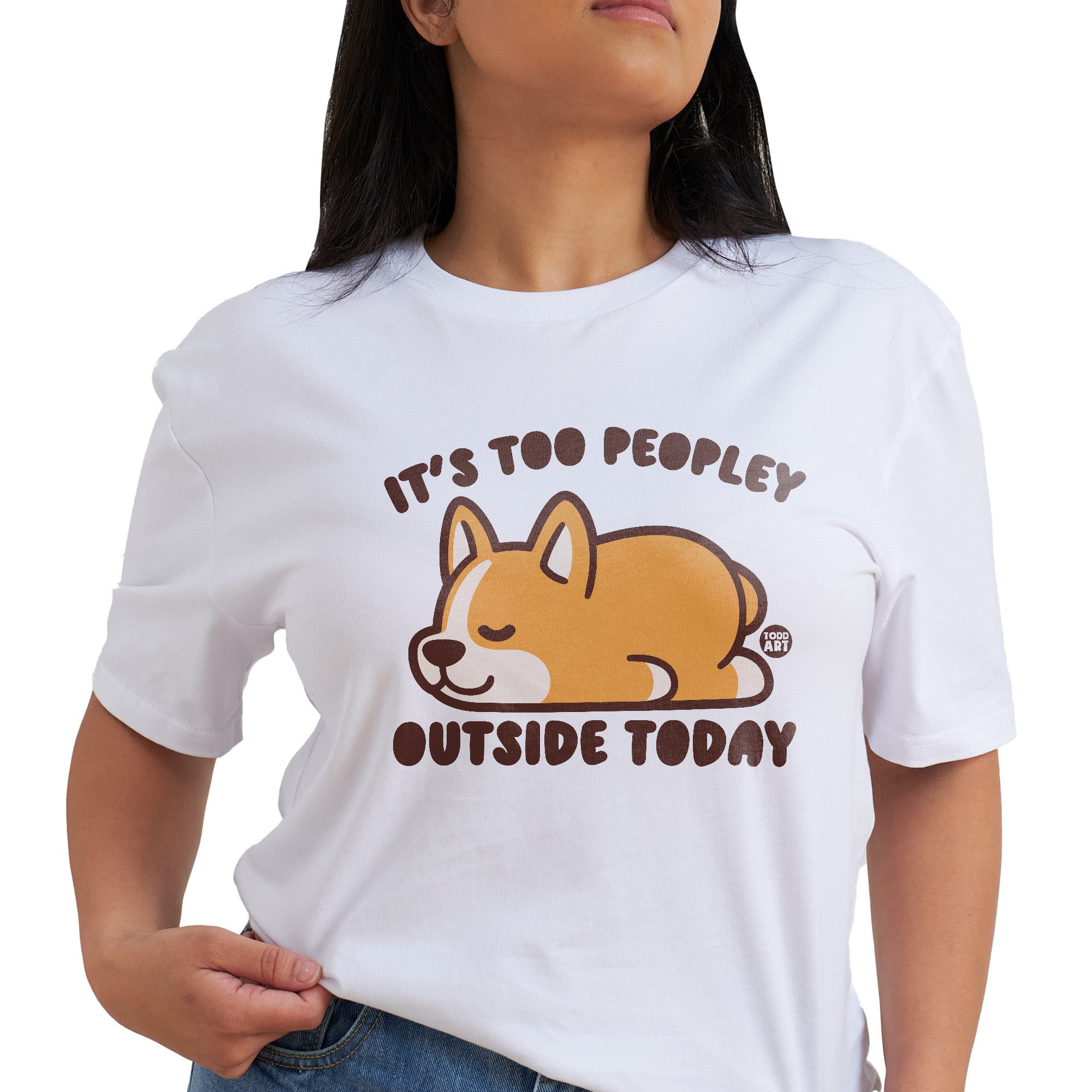 Too Peopley Dog T-Shirt