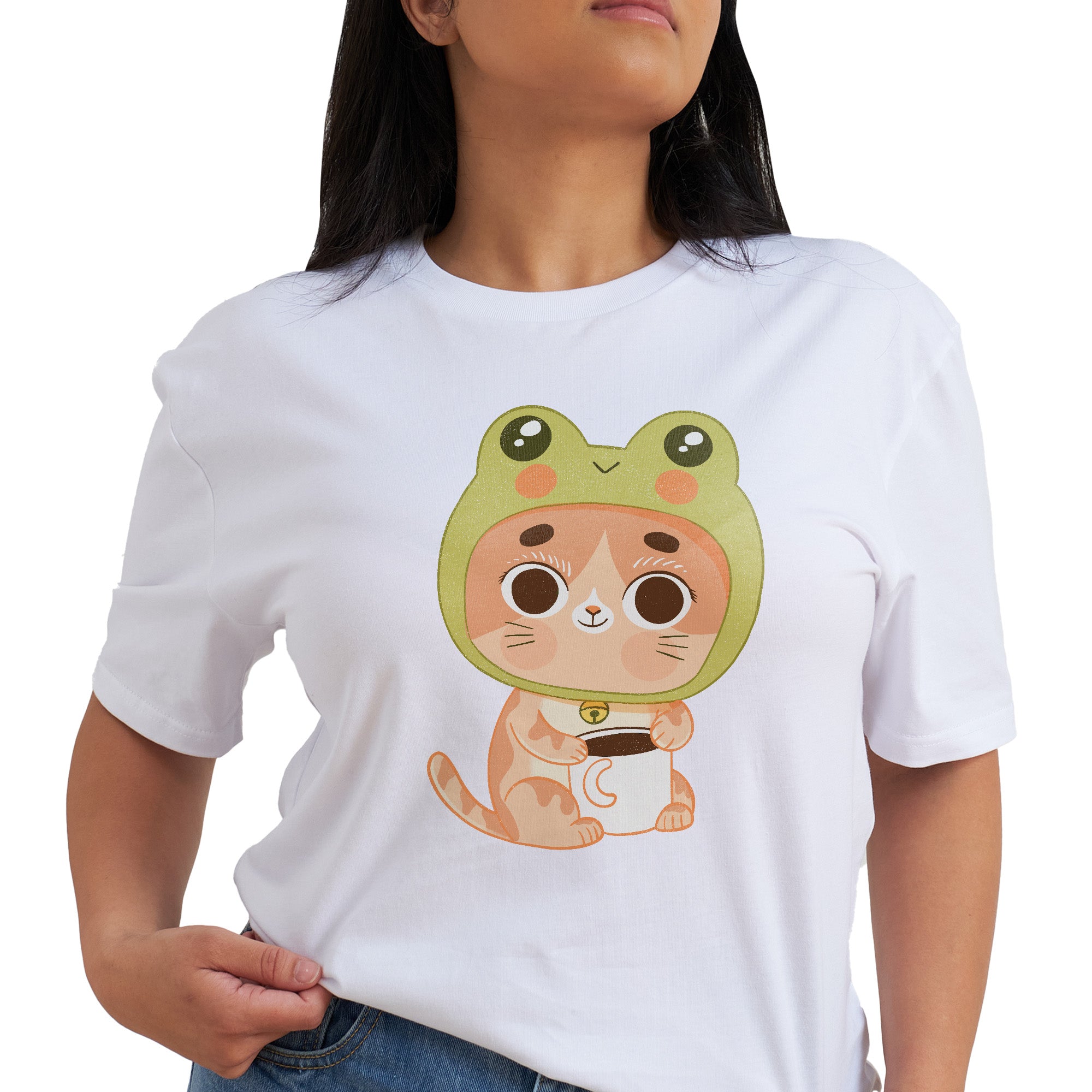 Frog Cat Coffee T-Shirt