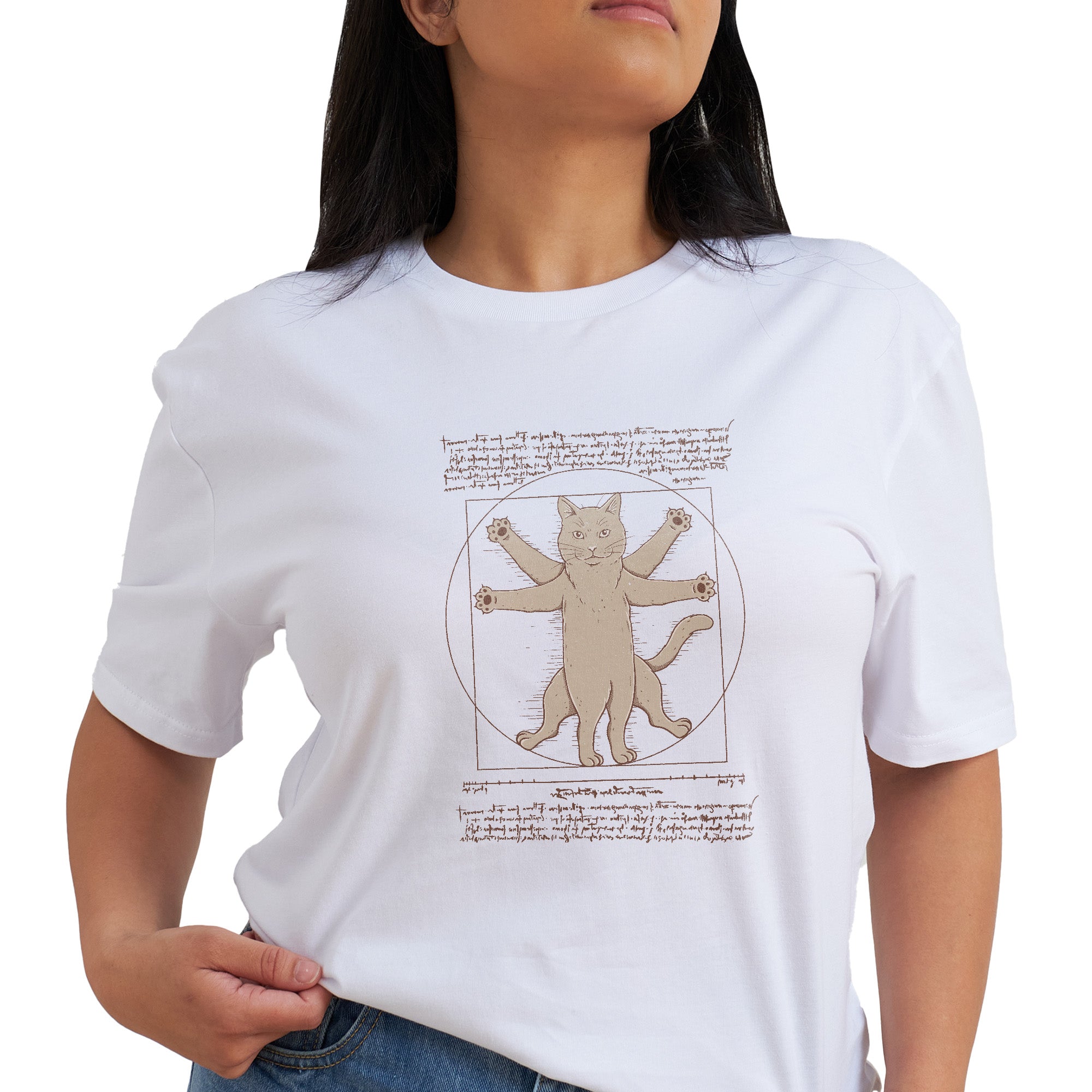 Vitruvian Cat T-Shirt