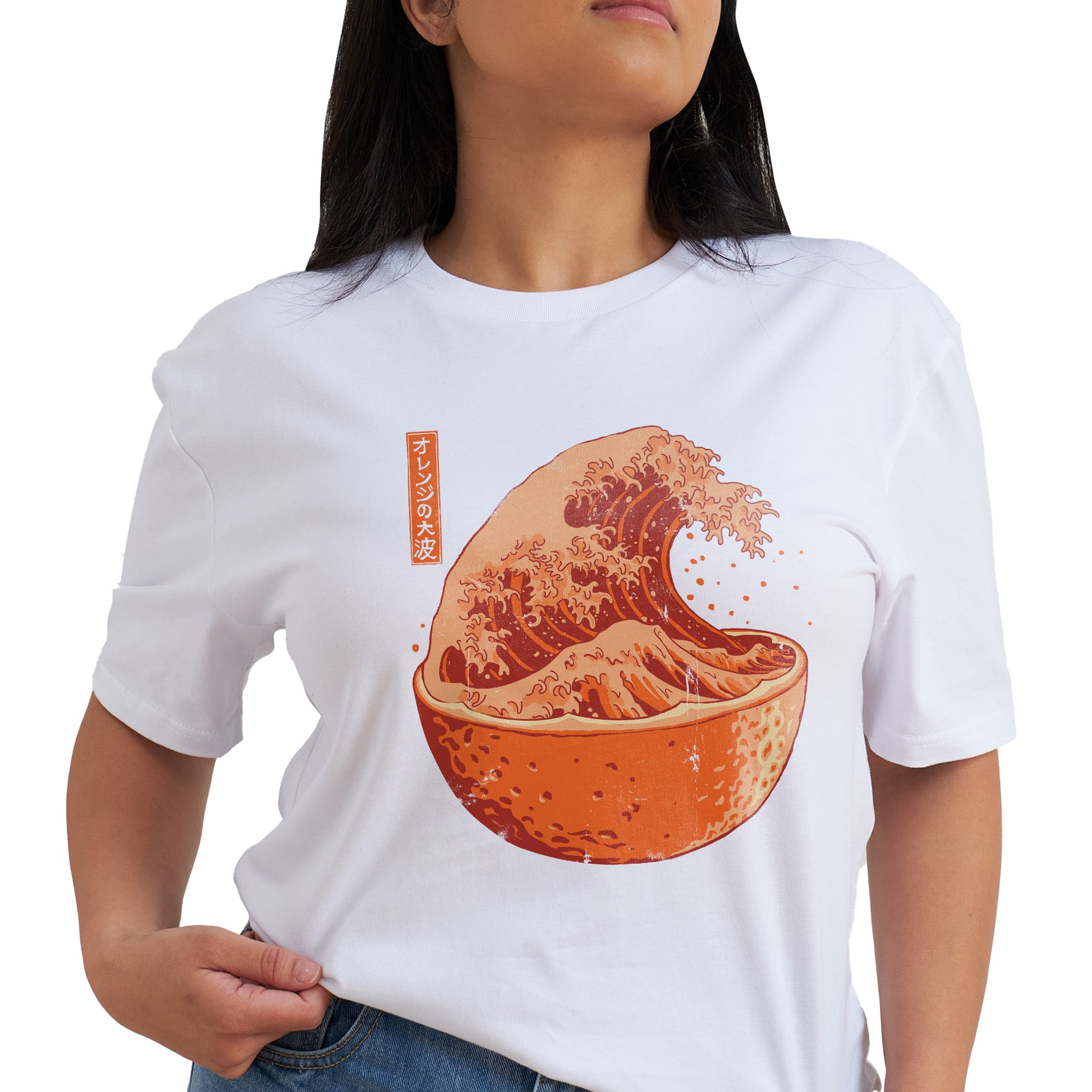 The Great Wave Of Orange Juice T-Shirt