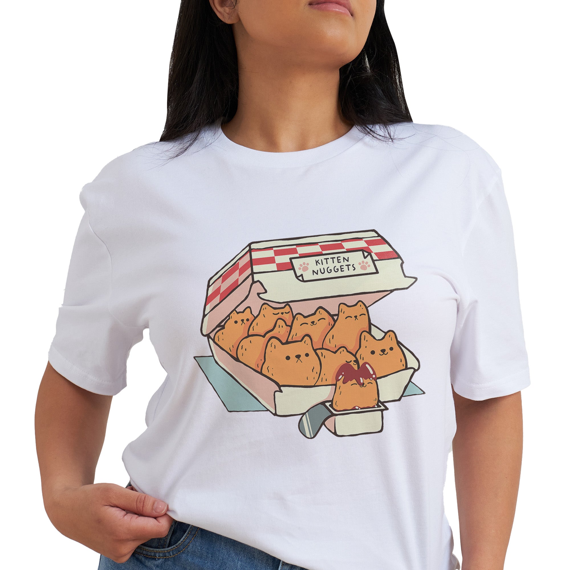 Kitten Nuggets Fast Food Cat T-Shirt