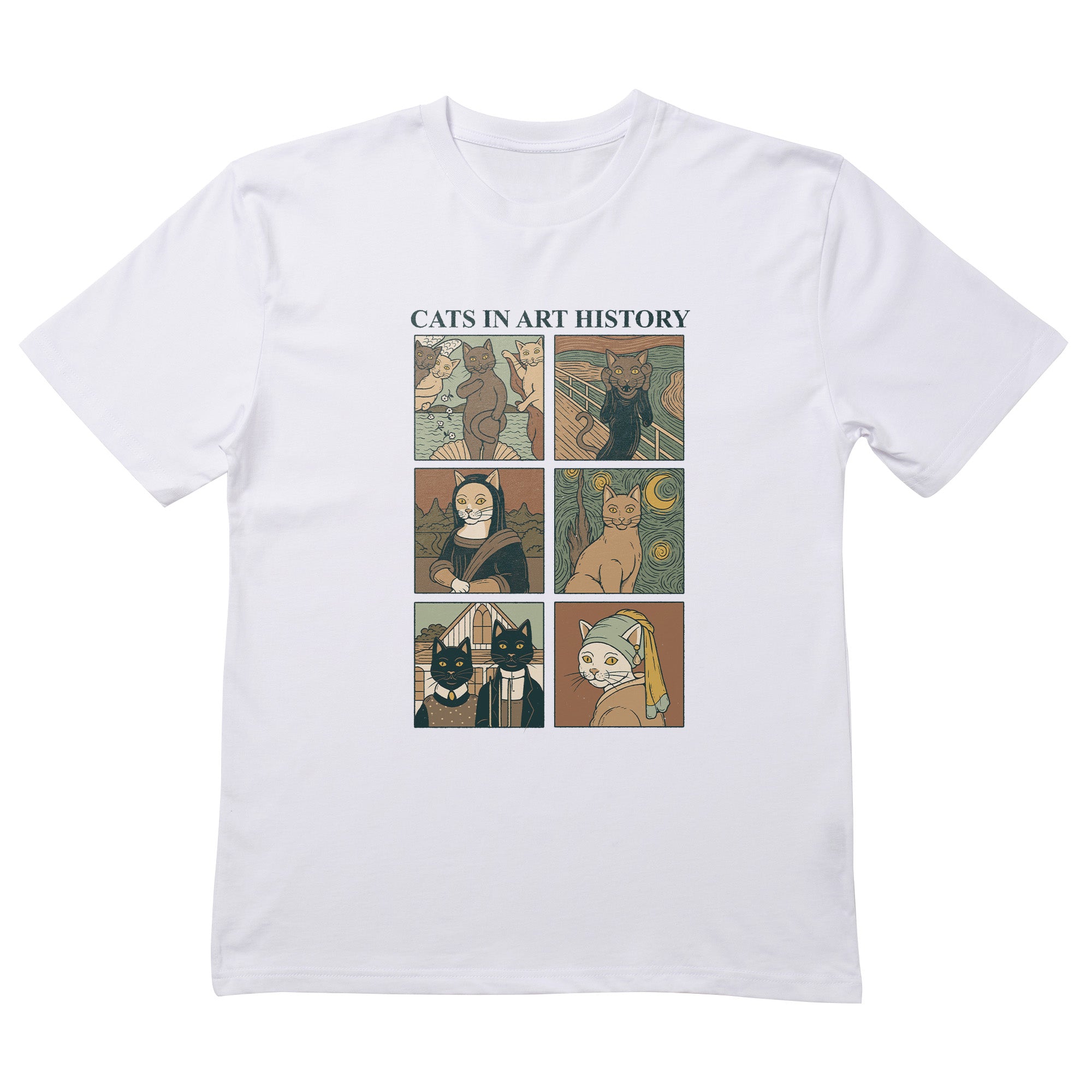 Cats in Art History T-Shirt