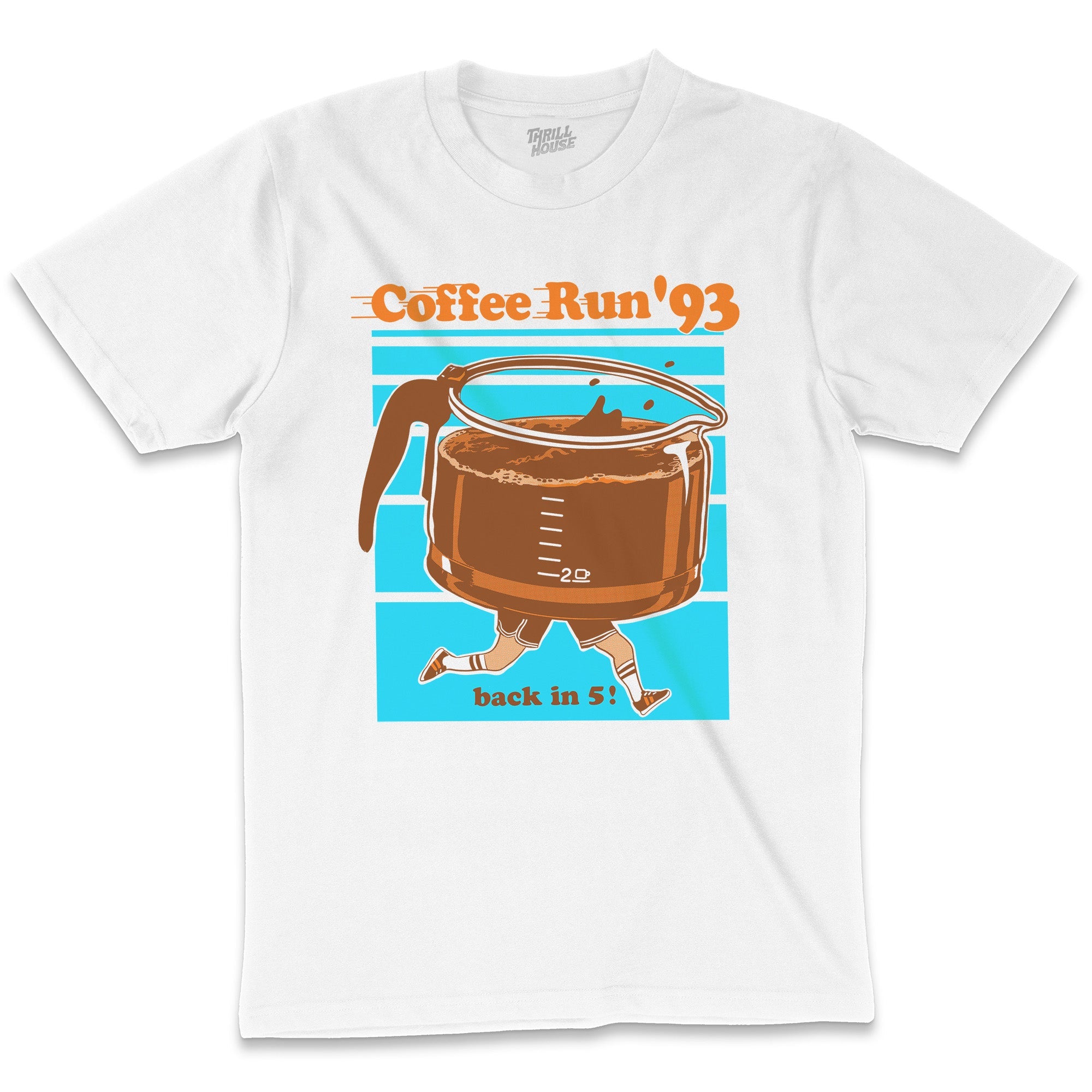 Coffee Run '93 T-Shirt Australia Online White