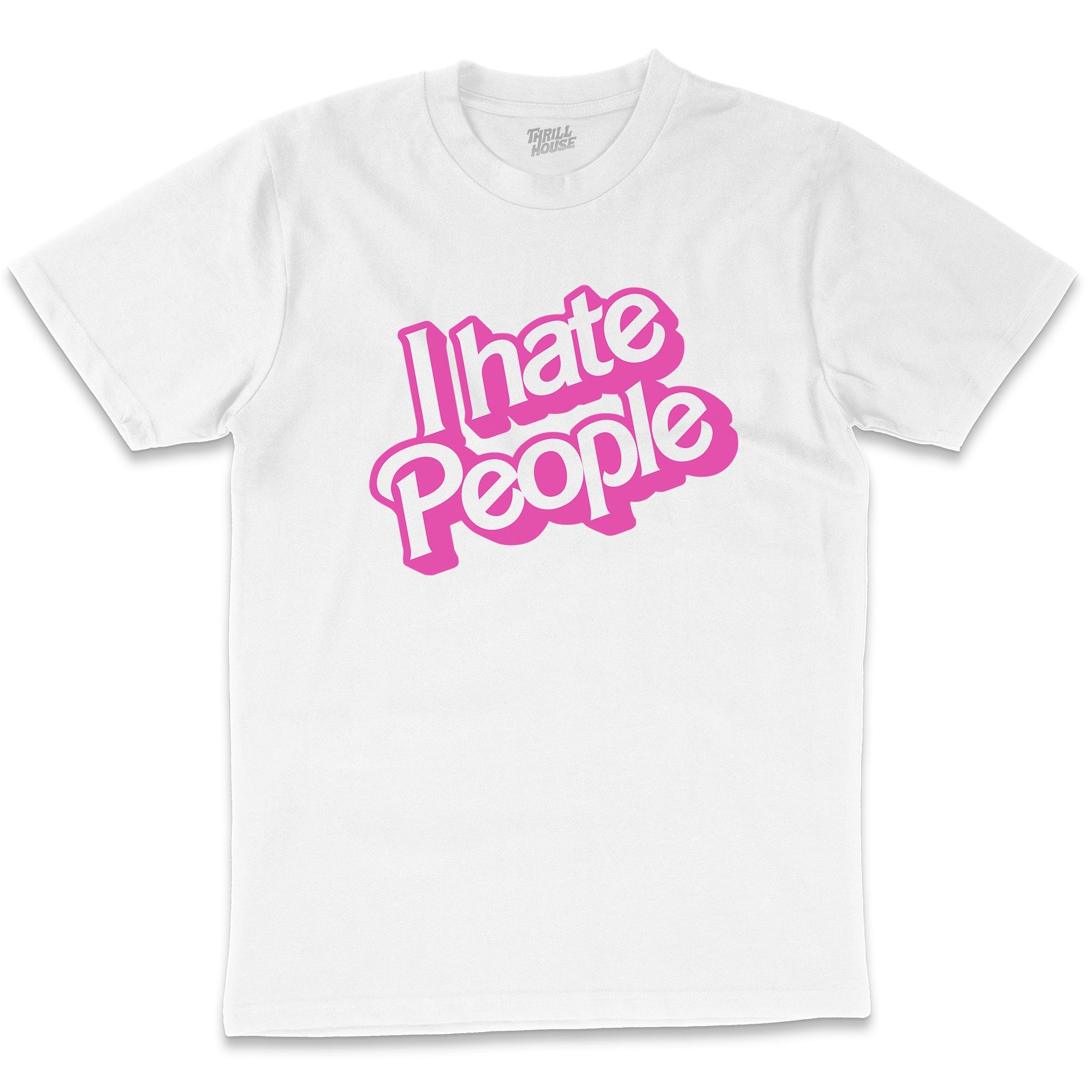 I Hate People T-Shirt Australia Online White