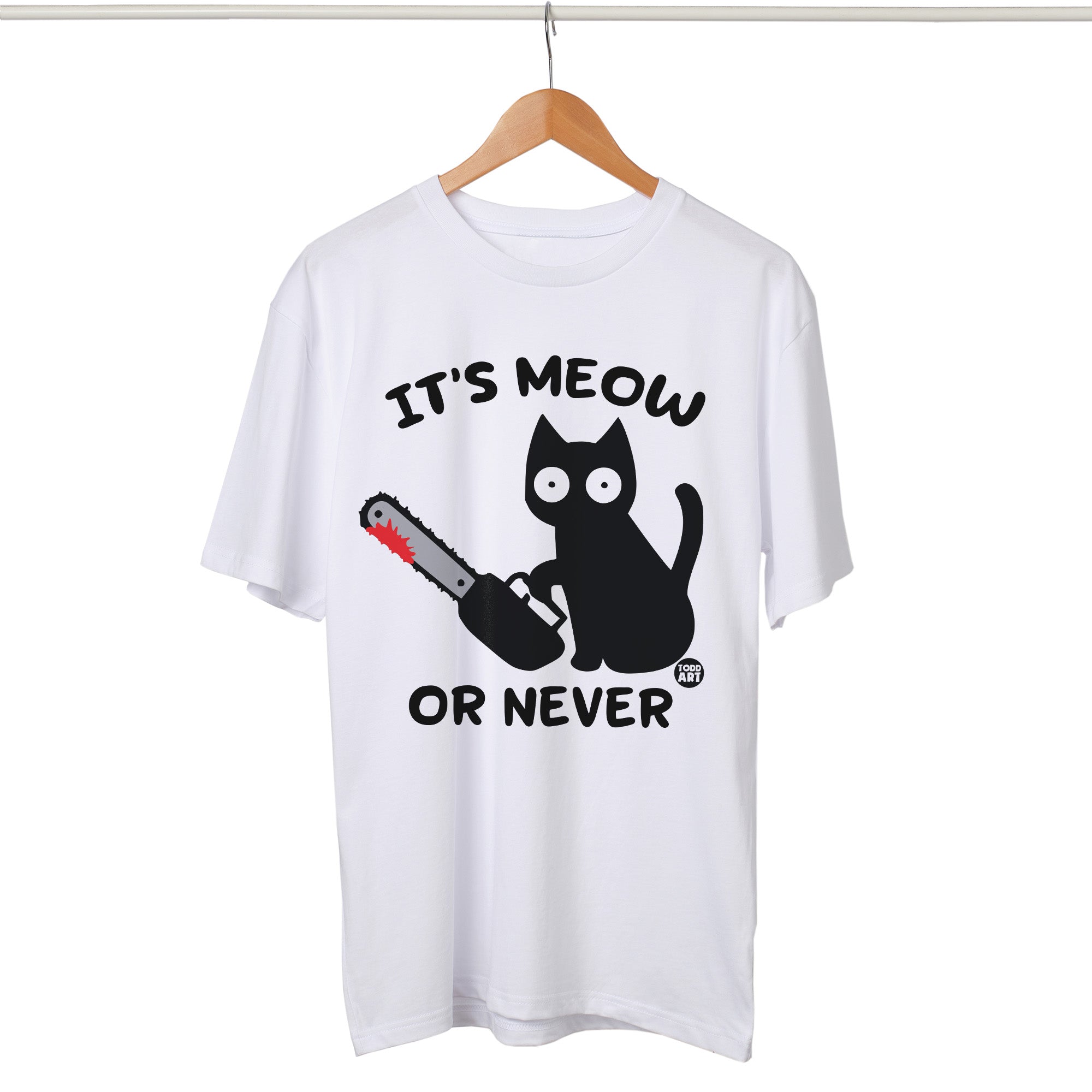 Meow Never T-Shirt