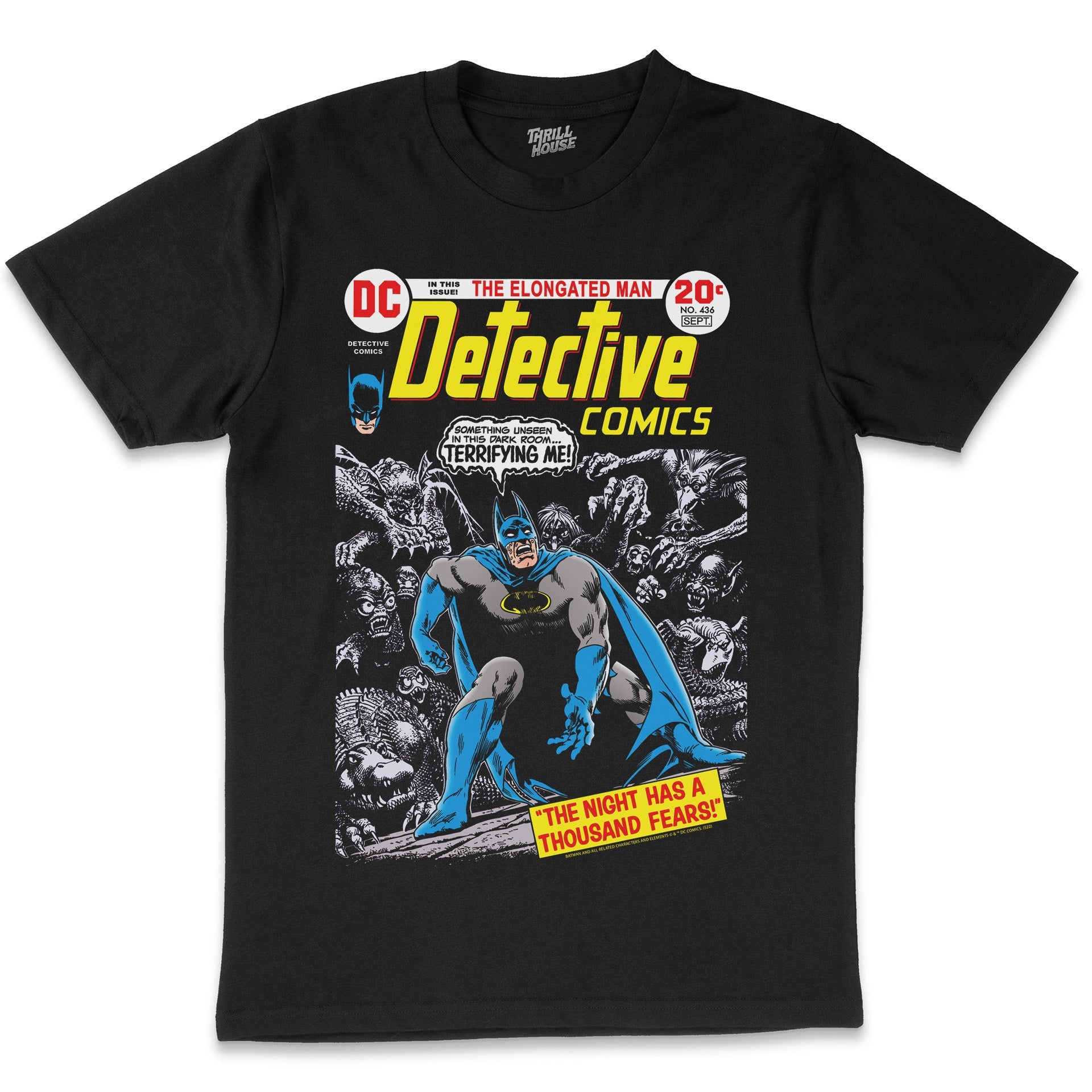 Batman A Thousand Fears Dark Knight DC Comics Comic Book Superhero Villain Retro Vintage Officially Licensed Cotton T-Shirt