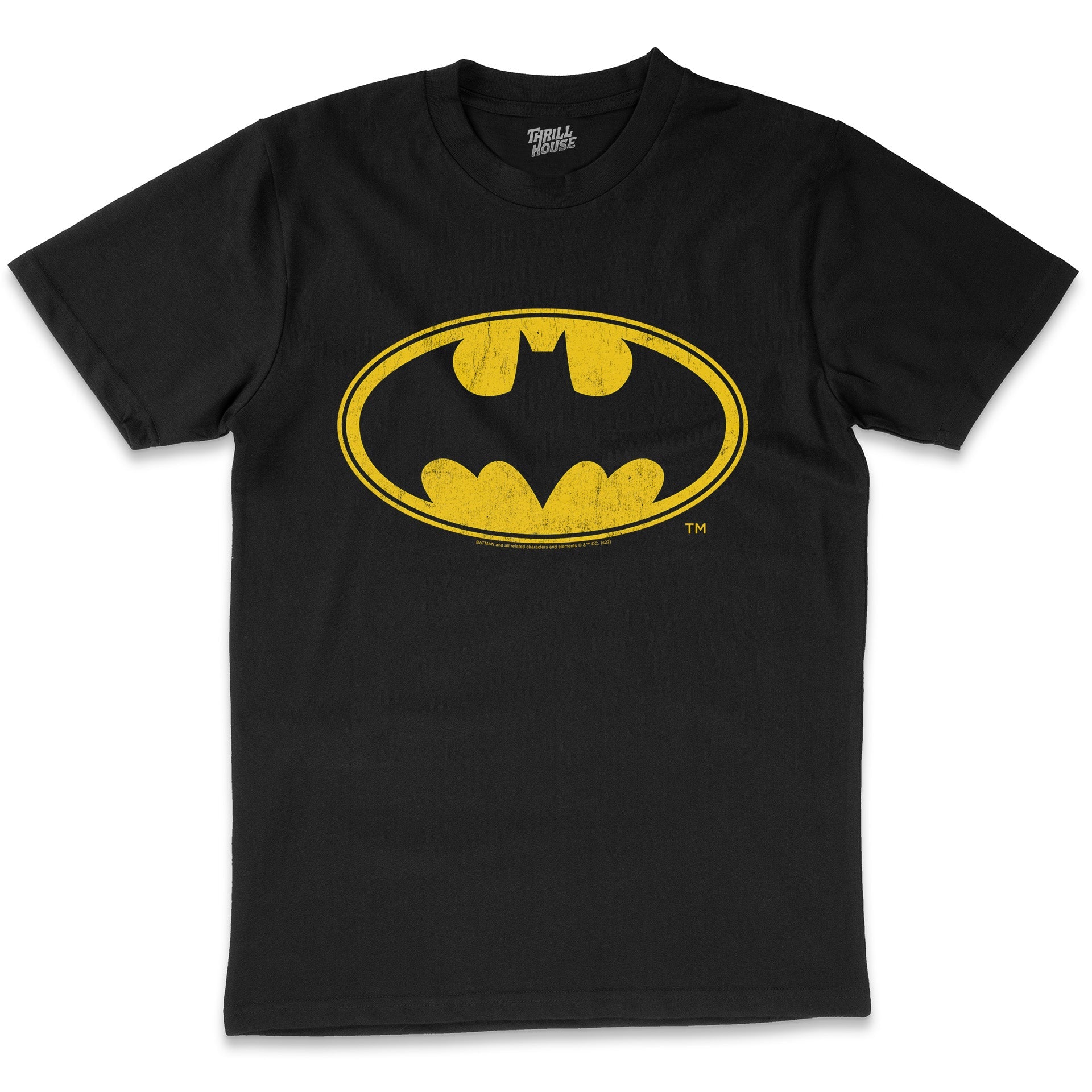 Batman Classic Logo Dark Knight DC Comics Comic Book Superhero Villain Retro Vintage Cotton T-Shirt