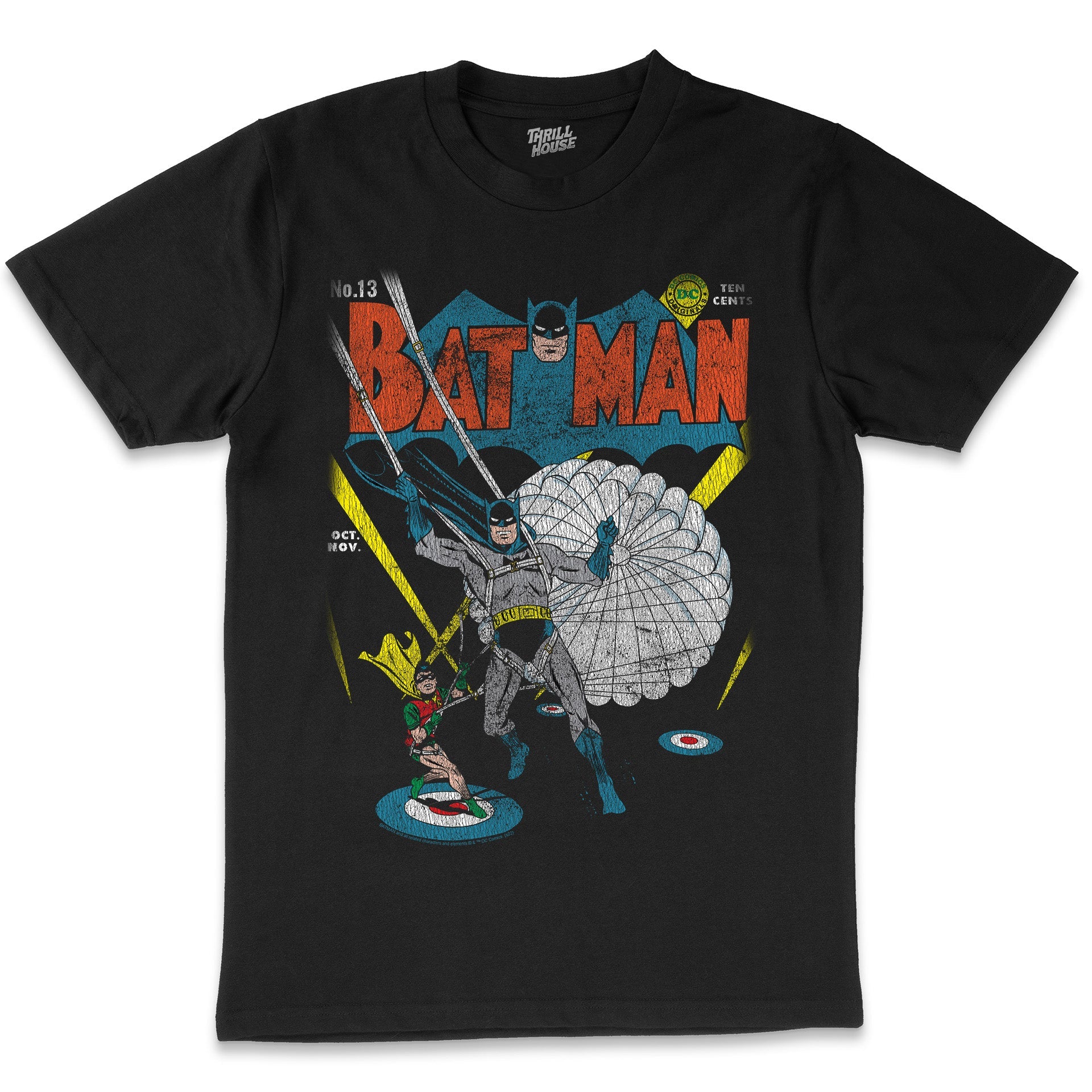 Batman Edition 13 Dark Knight DC Comics Comic Book Superhero Villain Retro Vintage Officially Licensed Cotton T-Shirt