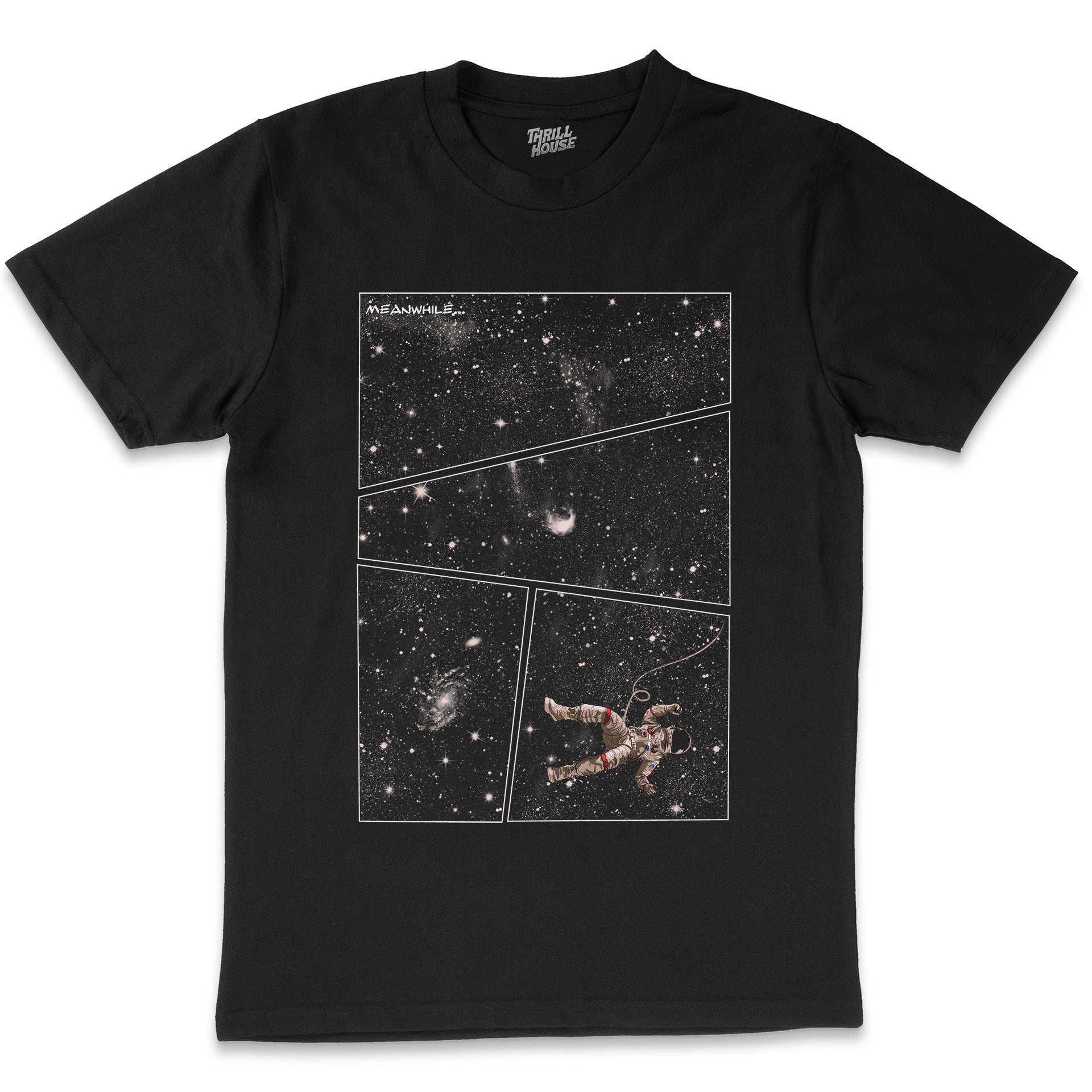 Co(s)mic Space Astronaut Solar System Stars Astronomy Artsy Cotton T-Shirt