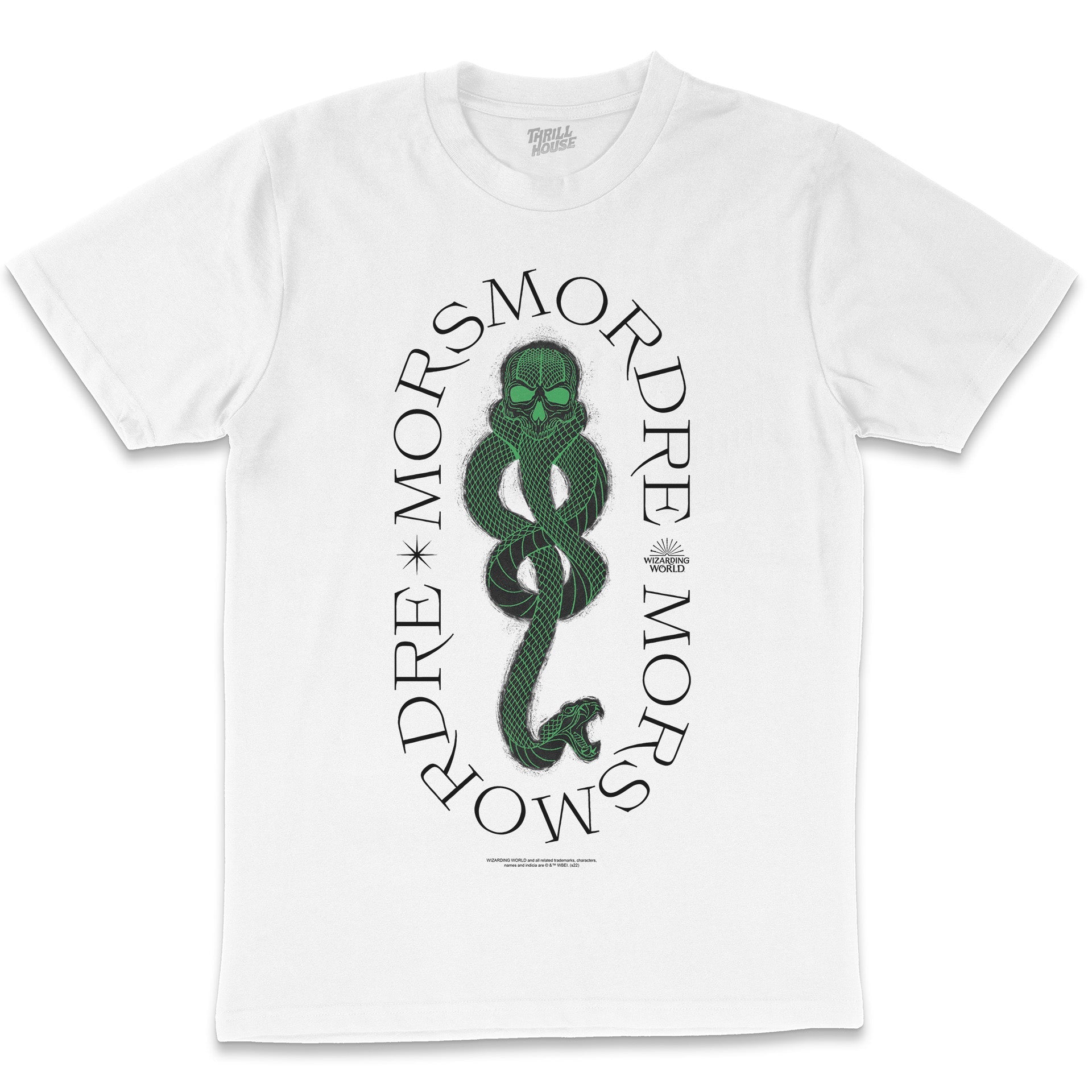Harry Potter Death Eater Symbol Wizard World Slytherin Voldemort Officially Licensed Cotton T-Shirt