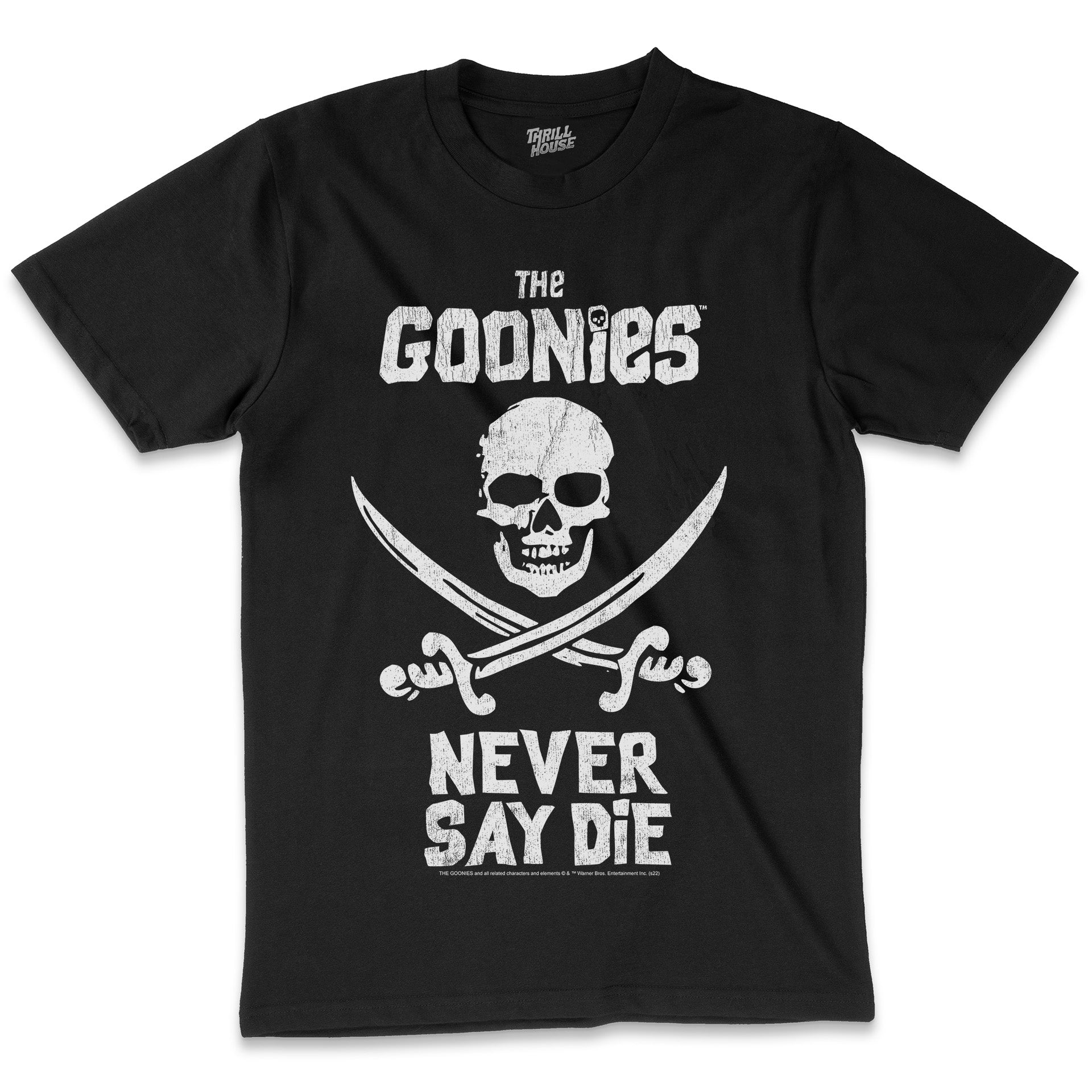 The Goonies Astoria Oregon Iconic Classic 80s Retro Vintage Adventure Comedy movie Officially Licensed Cotton T-Shirt