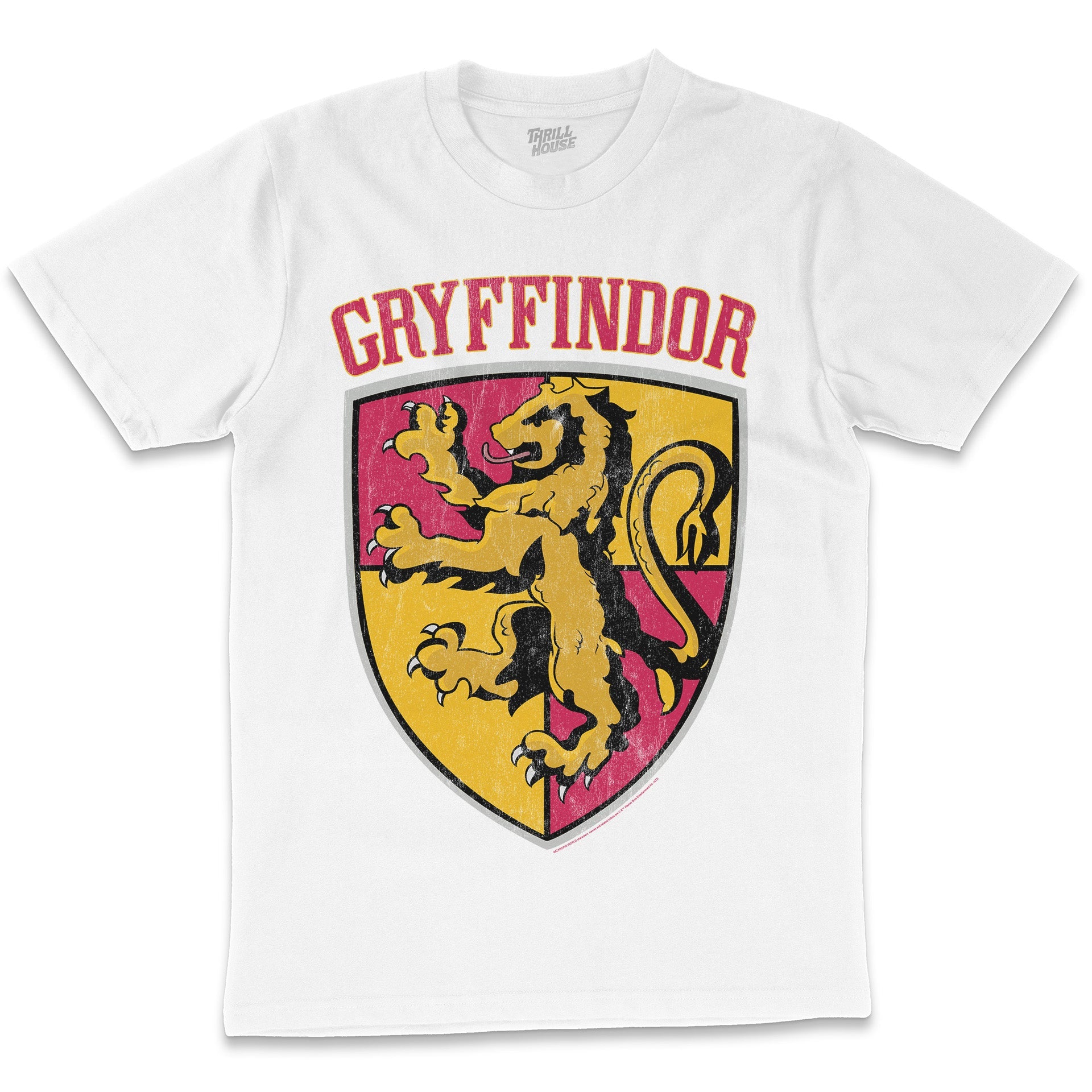 Harry Potter Gryffindor Crest Hogwarts Witchcraft Wizardry School Officially Licensed Cotton T-Shirt