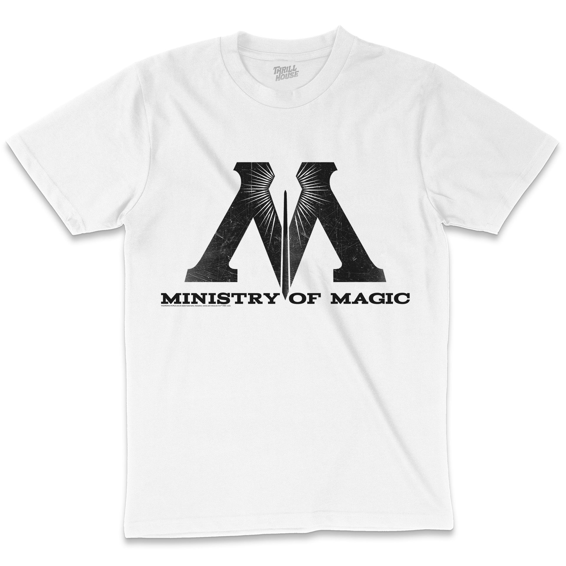 Harry Potter Ministry of Magic Logo Hogwarts Witchcraft Wizardry School Officially Licensed Cotton T-Shirt