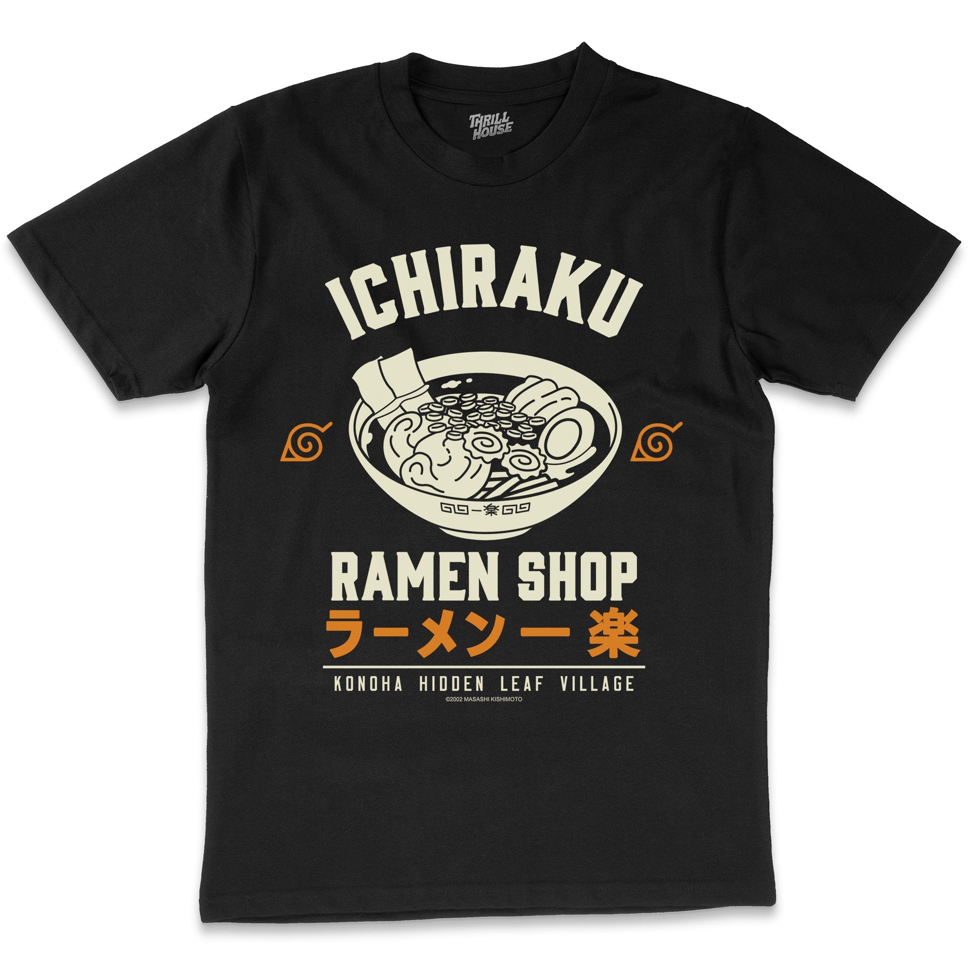 Naruto Ichiraku Ramen Shop Japanese Manga Adventure Ninja Anime Cartoon Officially Licensed T-Shirt