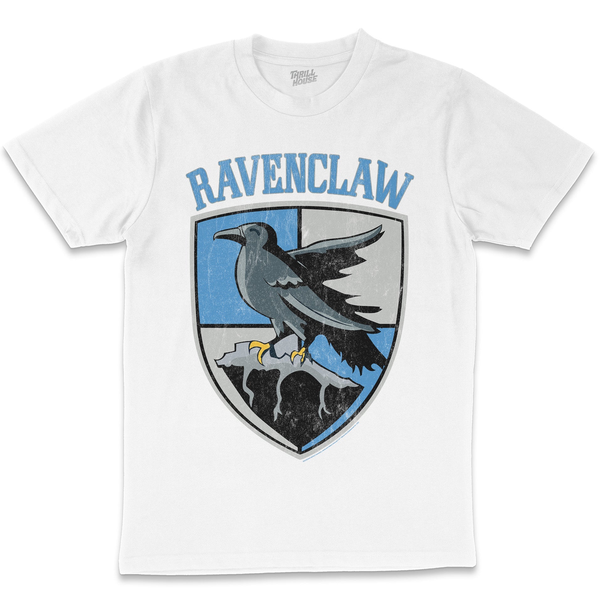 Harry Potter Ravenclaw Crest Hogwarts Witchcraft Wizardry School Officially Licensed Cotton T-Shirt