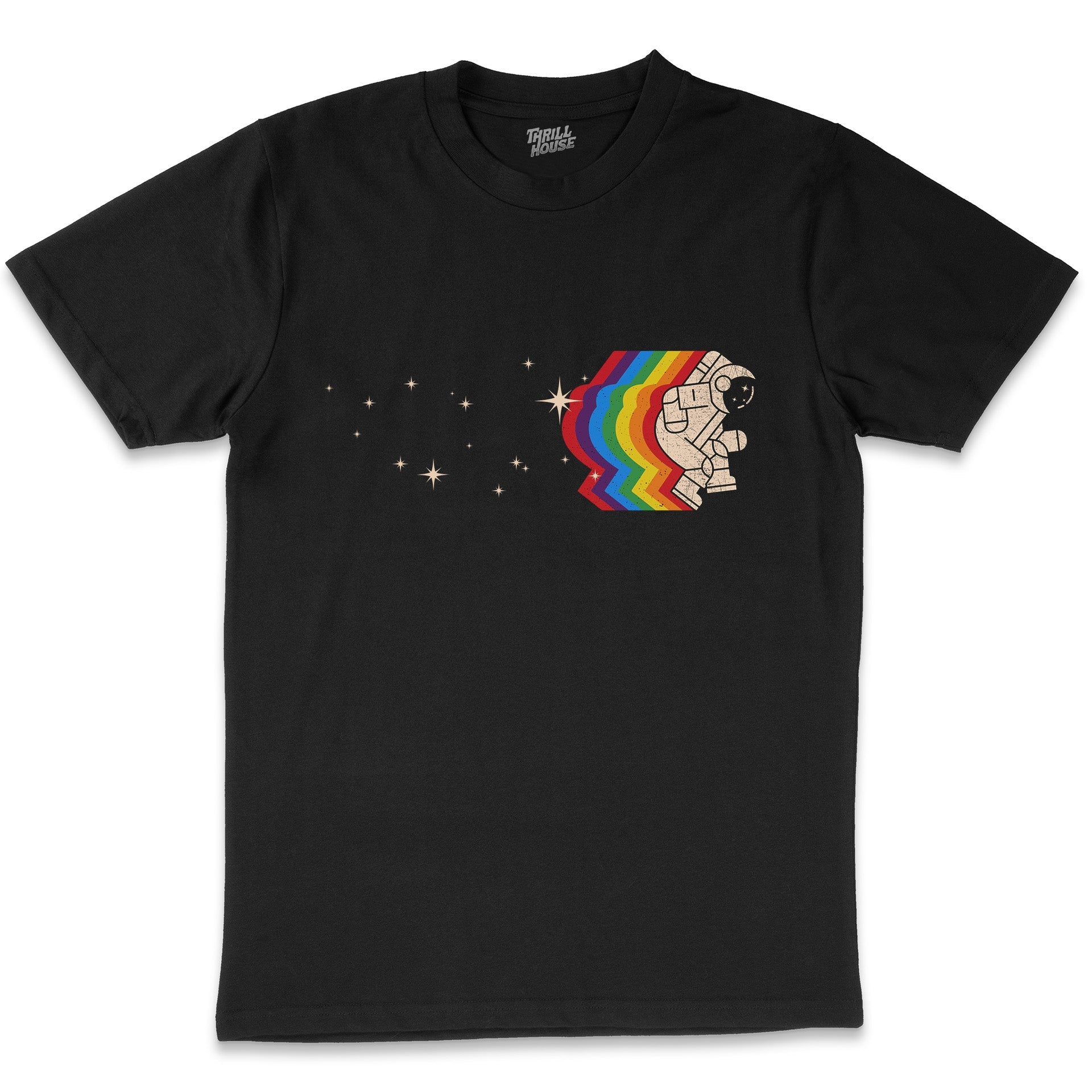 Space Dance Astronaut Planets Solar System Stars Cotton Geek Nerd T-Shirt