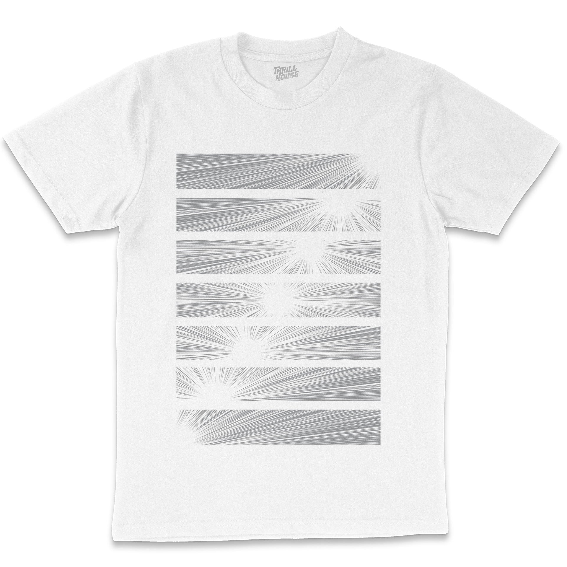 Sun Rays Artsy Outdoors Artistic Graphic Cotton T-Shirt